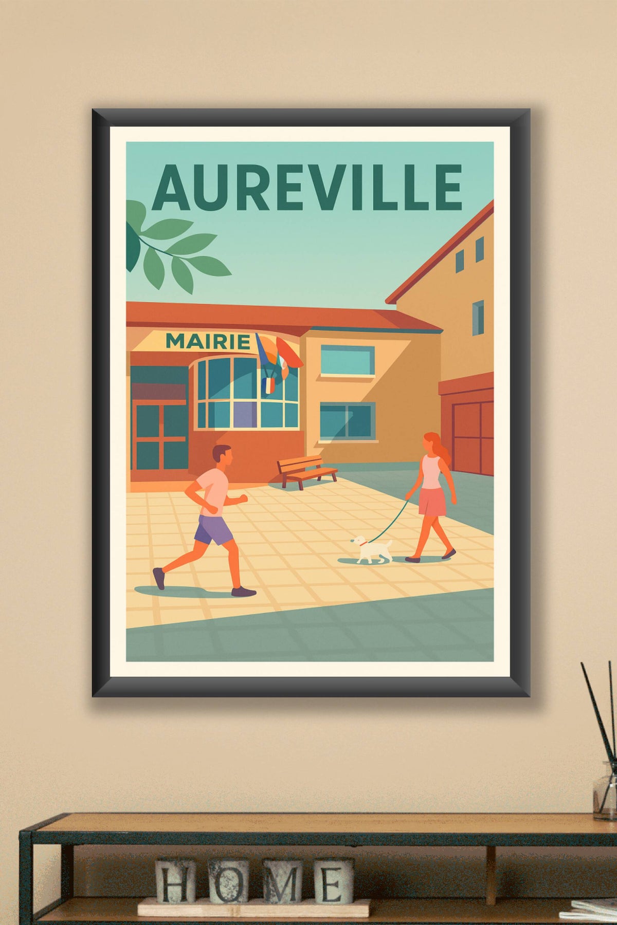 Affiche de Aureville - L'élégance tranquille de la vie locale