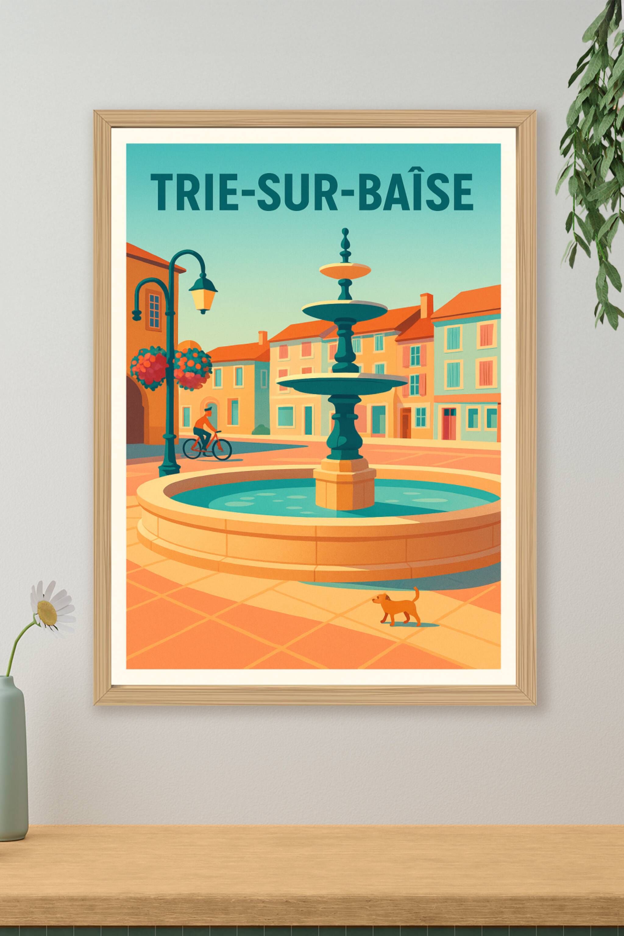 Affiche de Trie-sur-Baïse - Charme et tranquillité au cœur du village