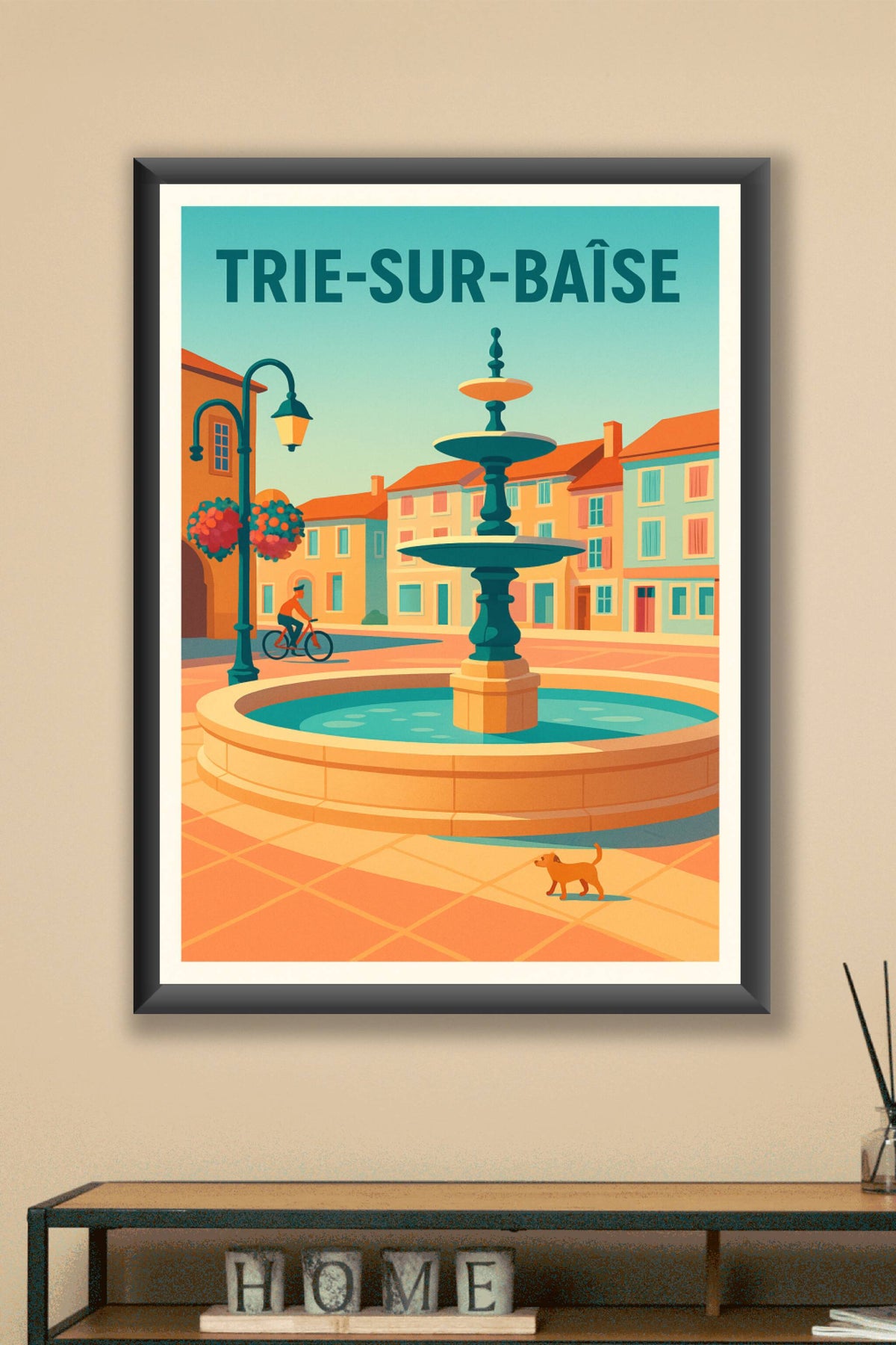 Affiche de Trie-sur-Baïse - Charme et tranquillité au cœur du village