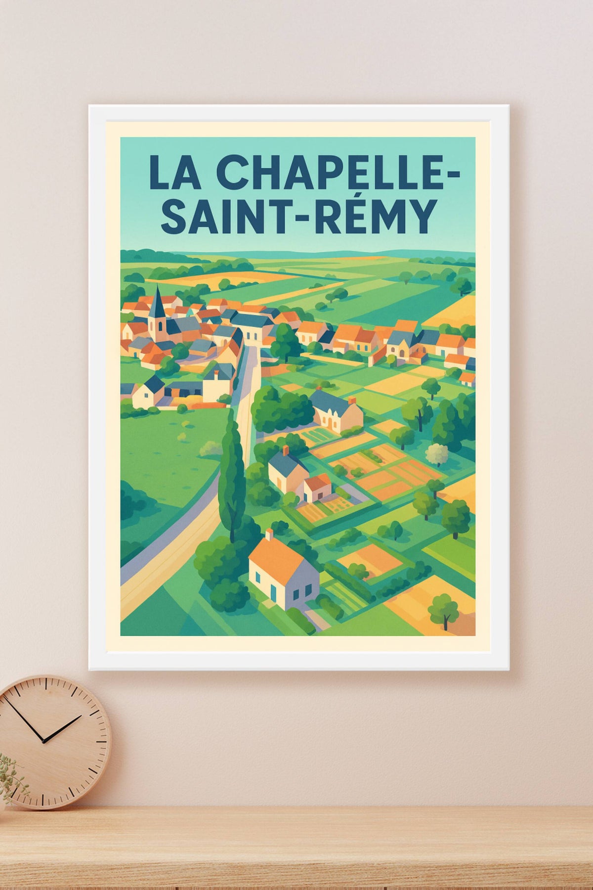 Affiche de La Chapelle-Saint-Rémy - Charme et douceur de la campagne française