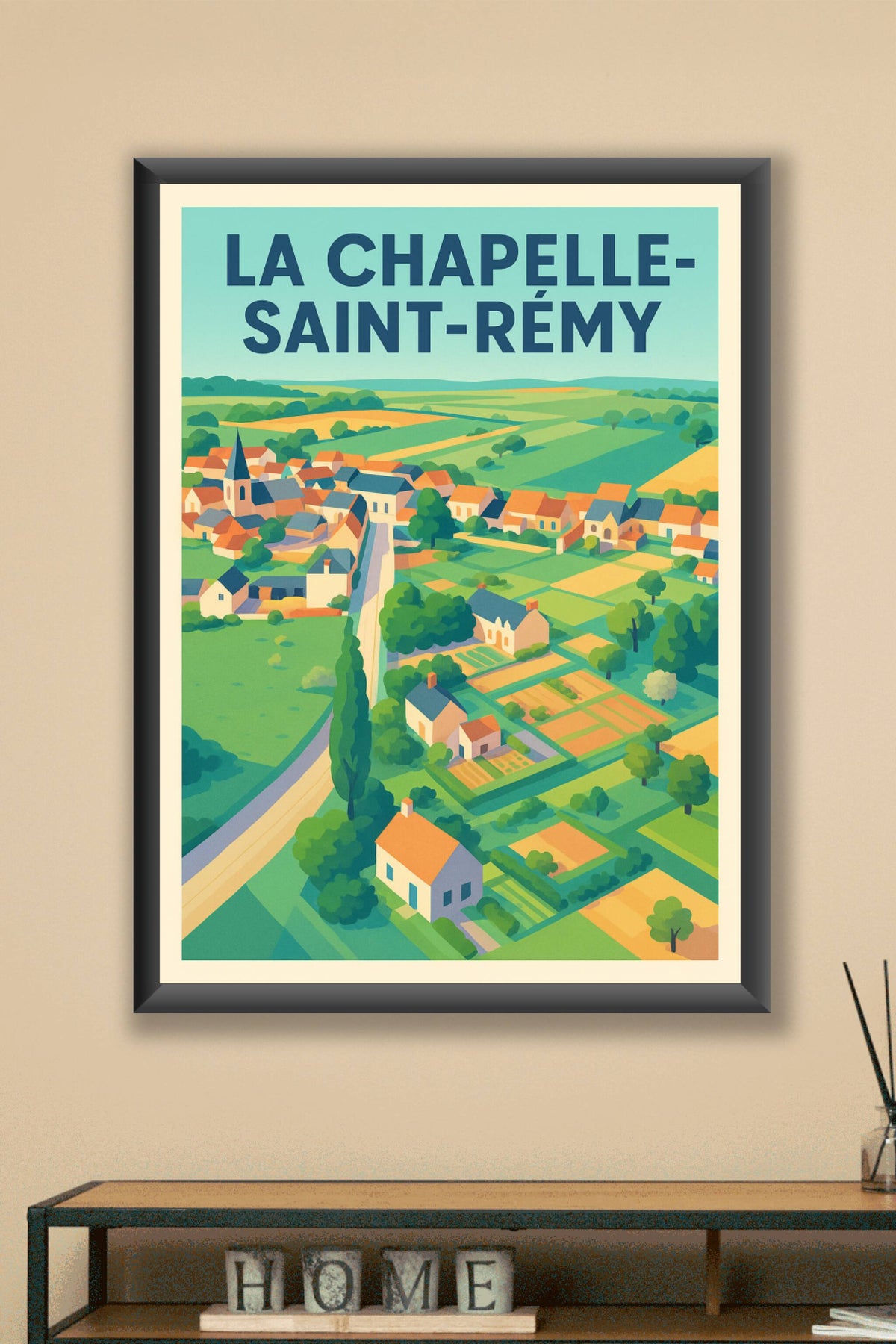 Affiche de La Chapelle-Saint-Rémy - Charme et douceur de la campagne française