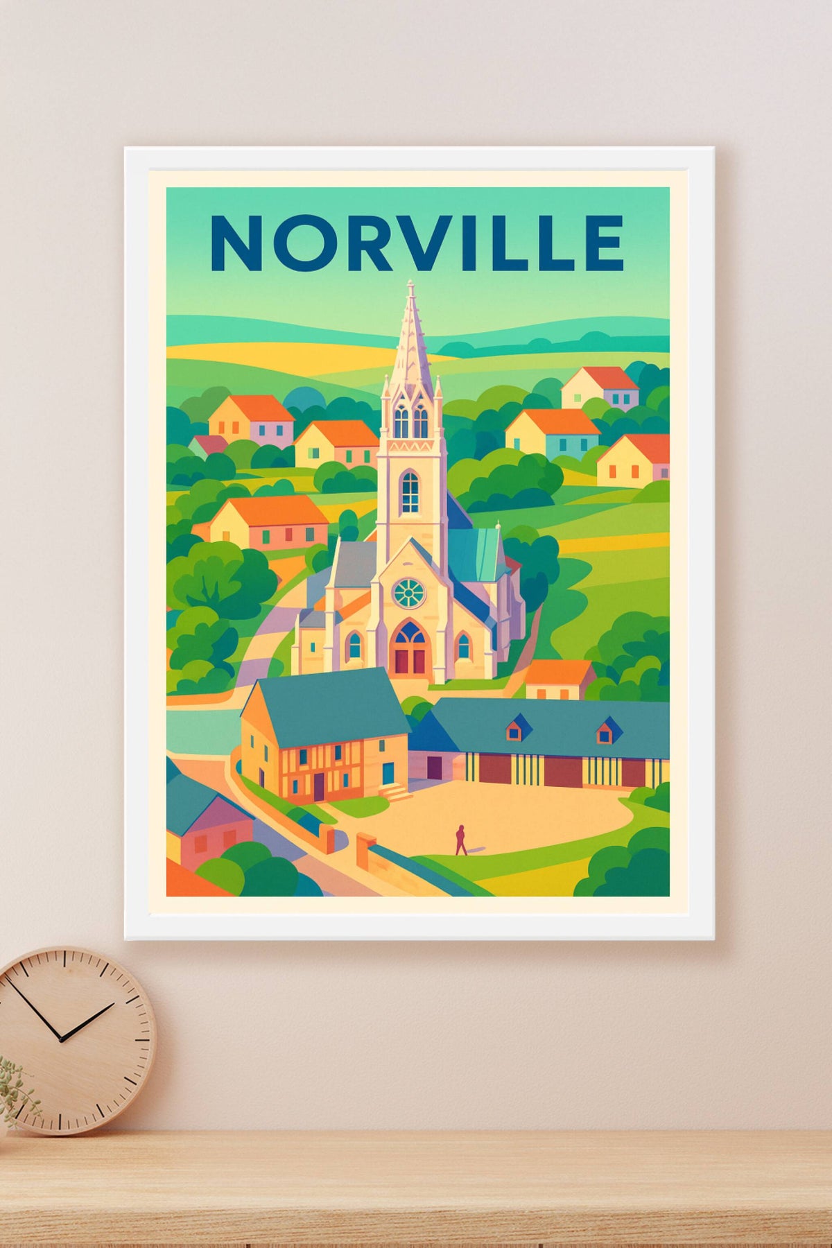 Affiche de Norville - Charme pittoresque et sérénité campagnarde