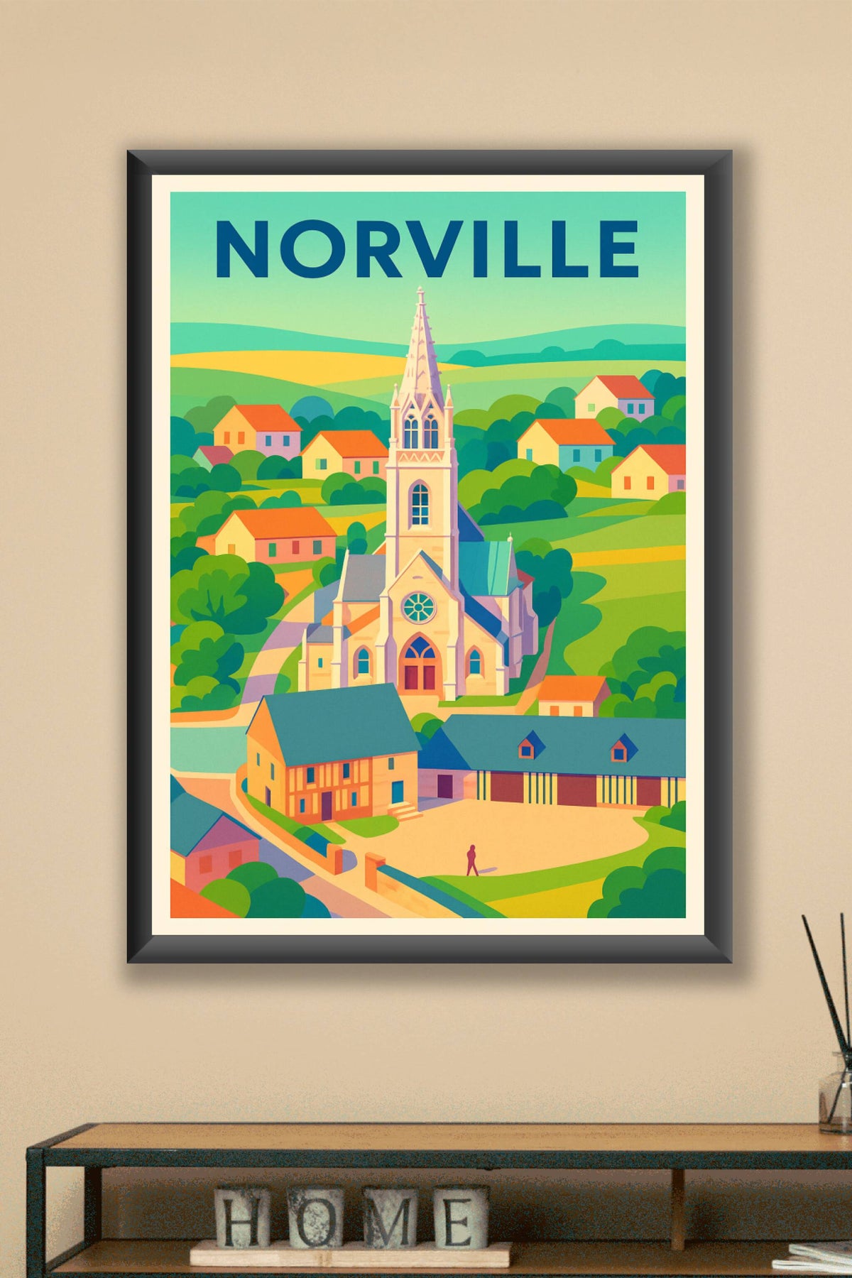 Affiche de Norville - Charme pittoresque et sérénité campagnarde