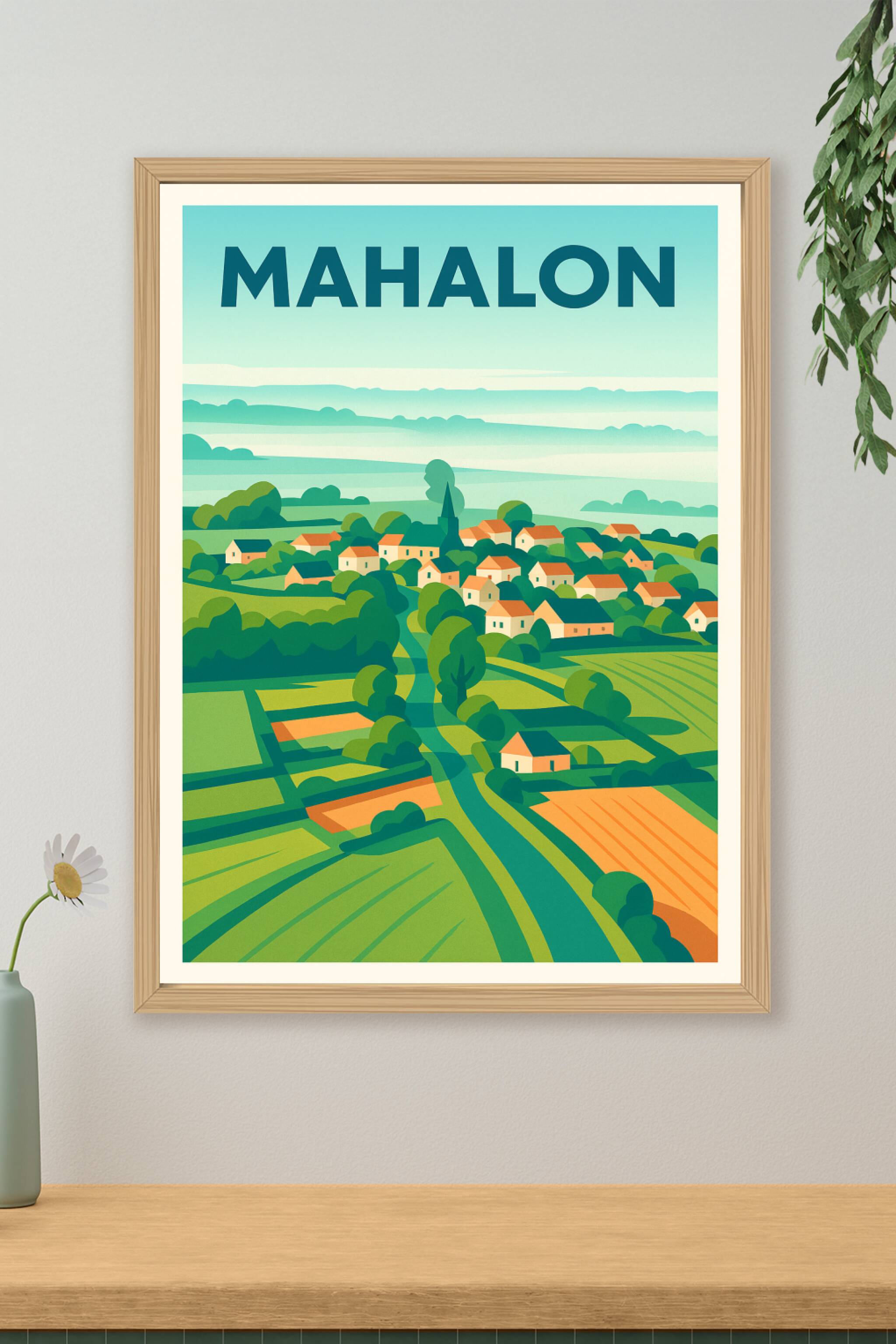 Affiche de Mahalon - Charme bucolique et paysages apaisants