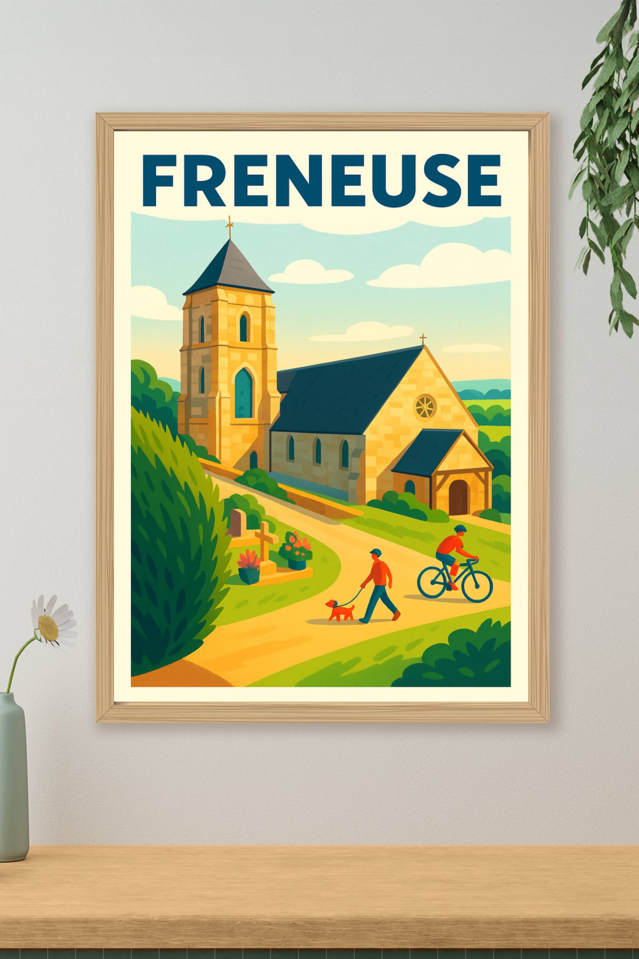 Affiche de Freneuse - Charme et sérénité au cœur de la nature