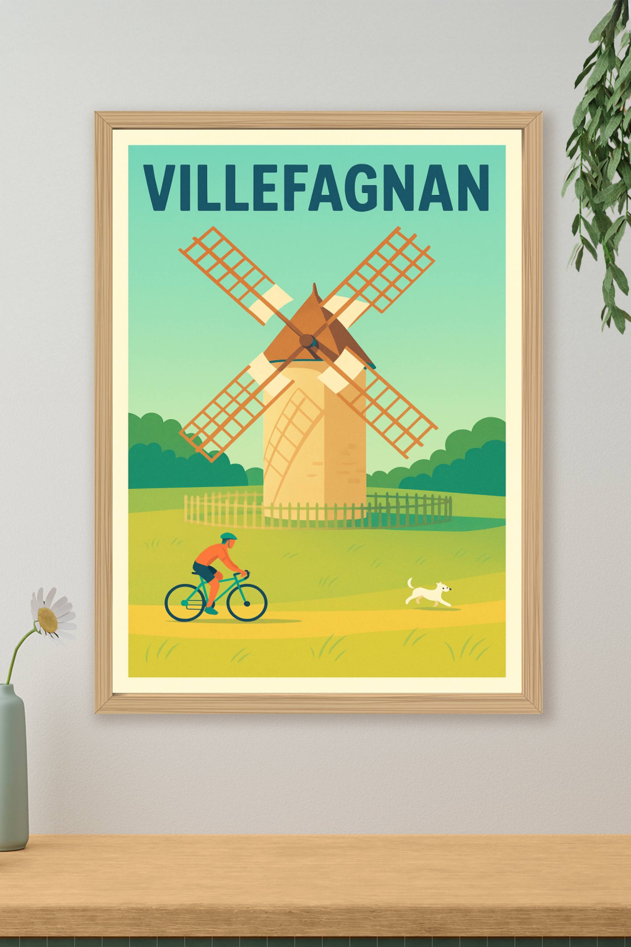 Affiche de Villefagnan - Charme bucolique et douceur de vivre