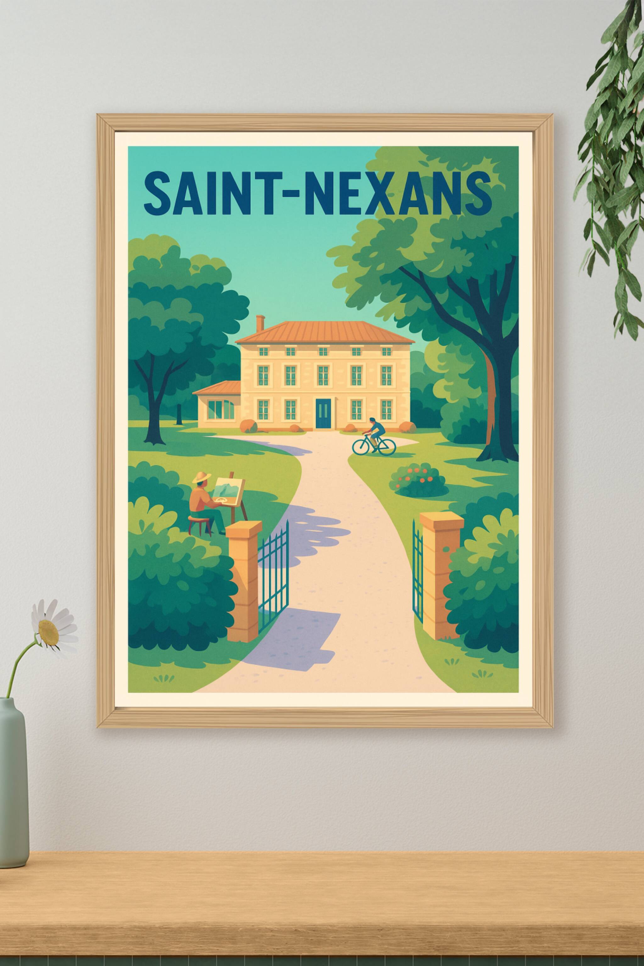 Affiche de Saint-Nexans - Charme bucolique et sérénité