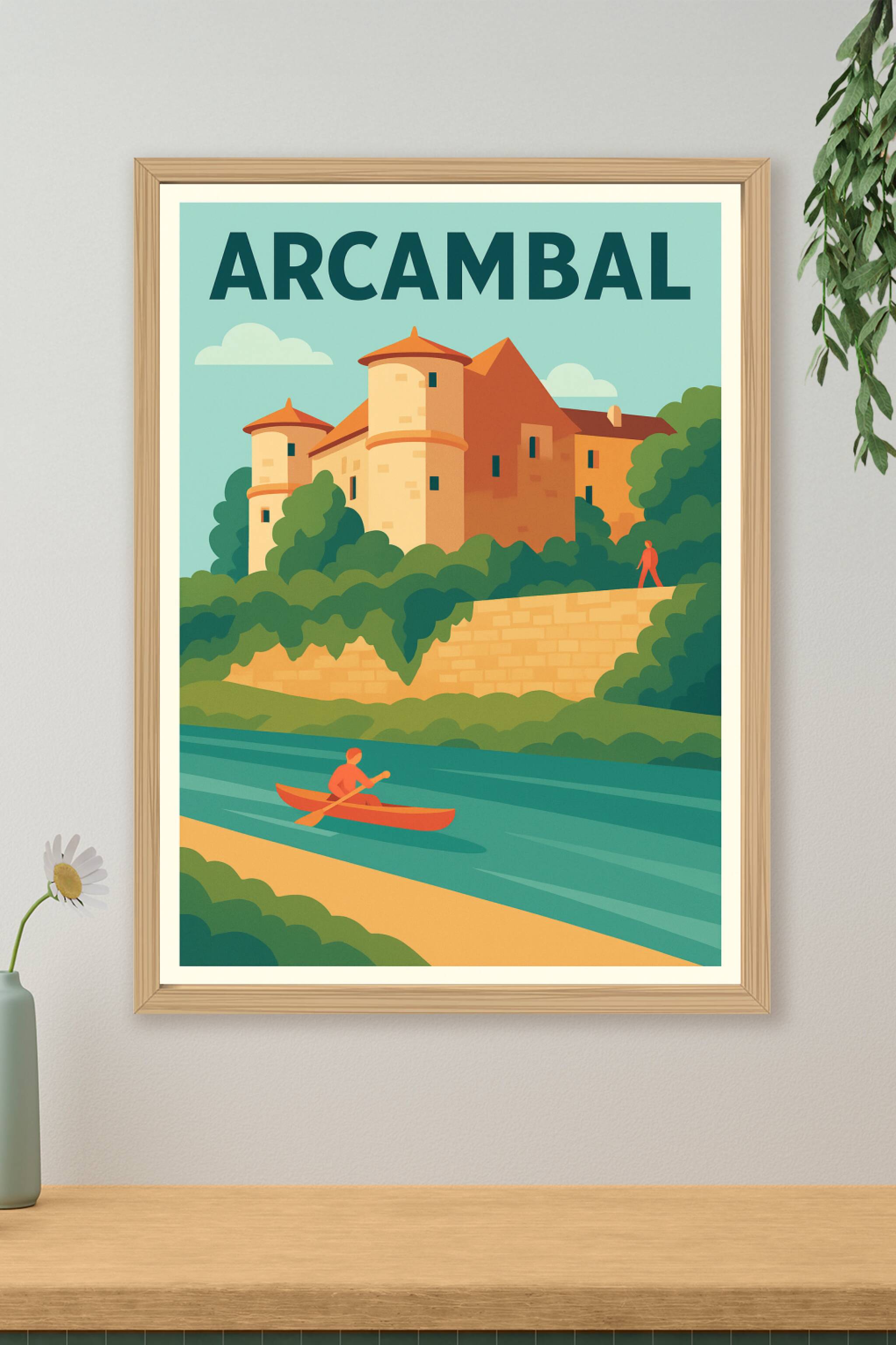 Affiche de Arcambal - Le charme historique au fil de l'eau
