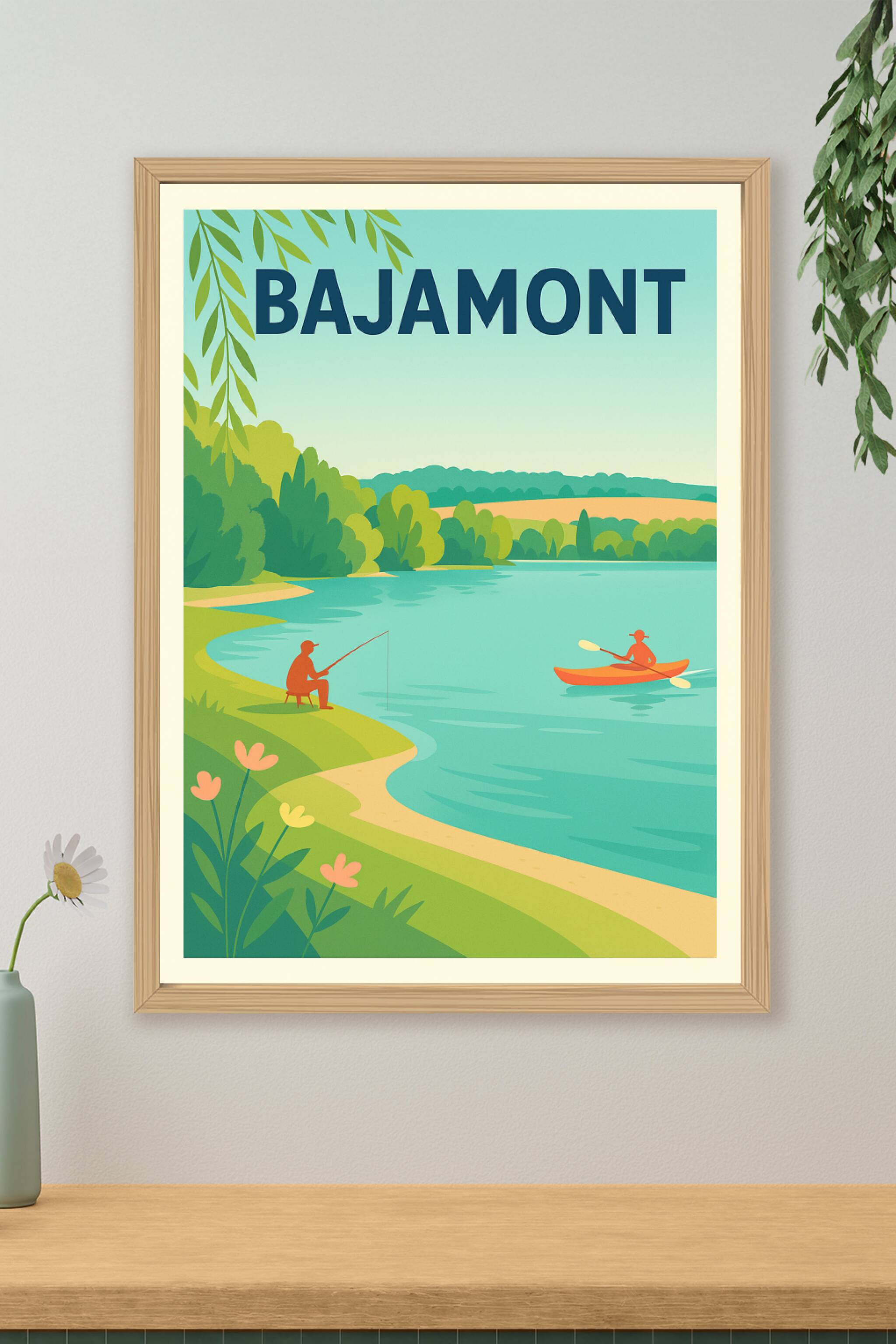 Affiche de Bajamont - Esprit nature et détente au bord de l'eau
