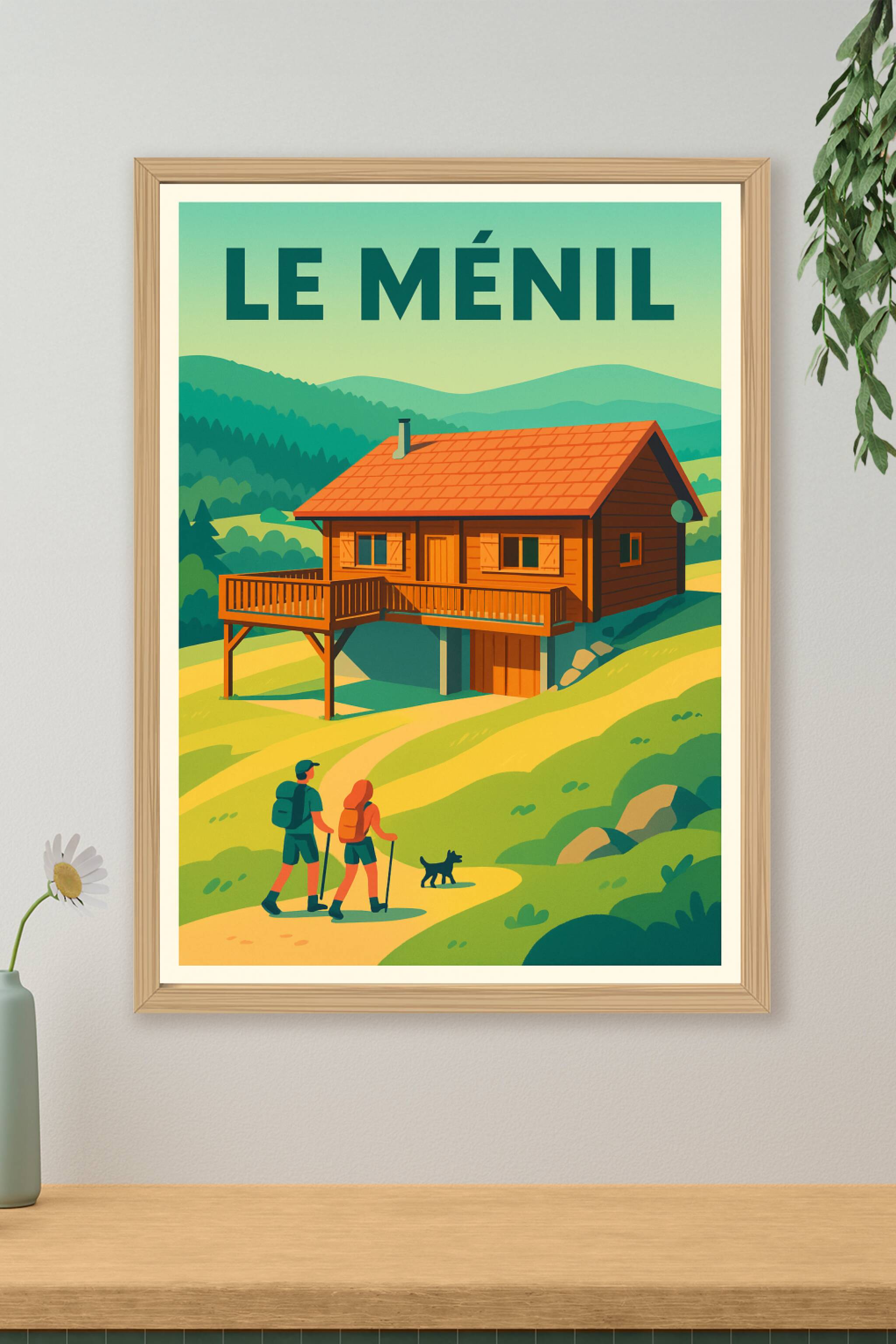 Affiche de Le Ménil - L'évasion nature au cœur des montagnes