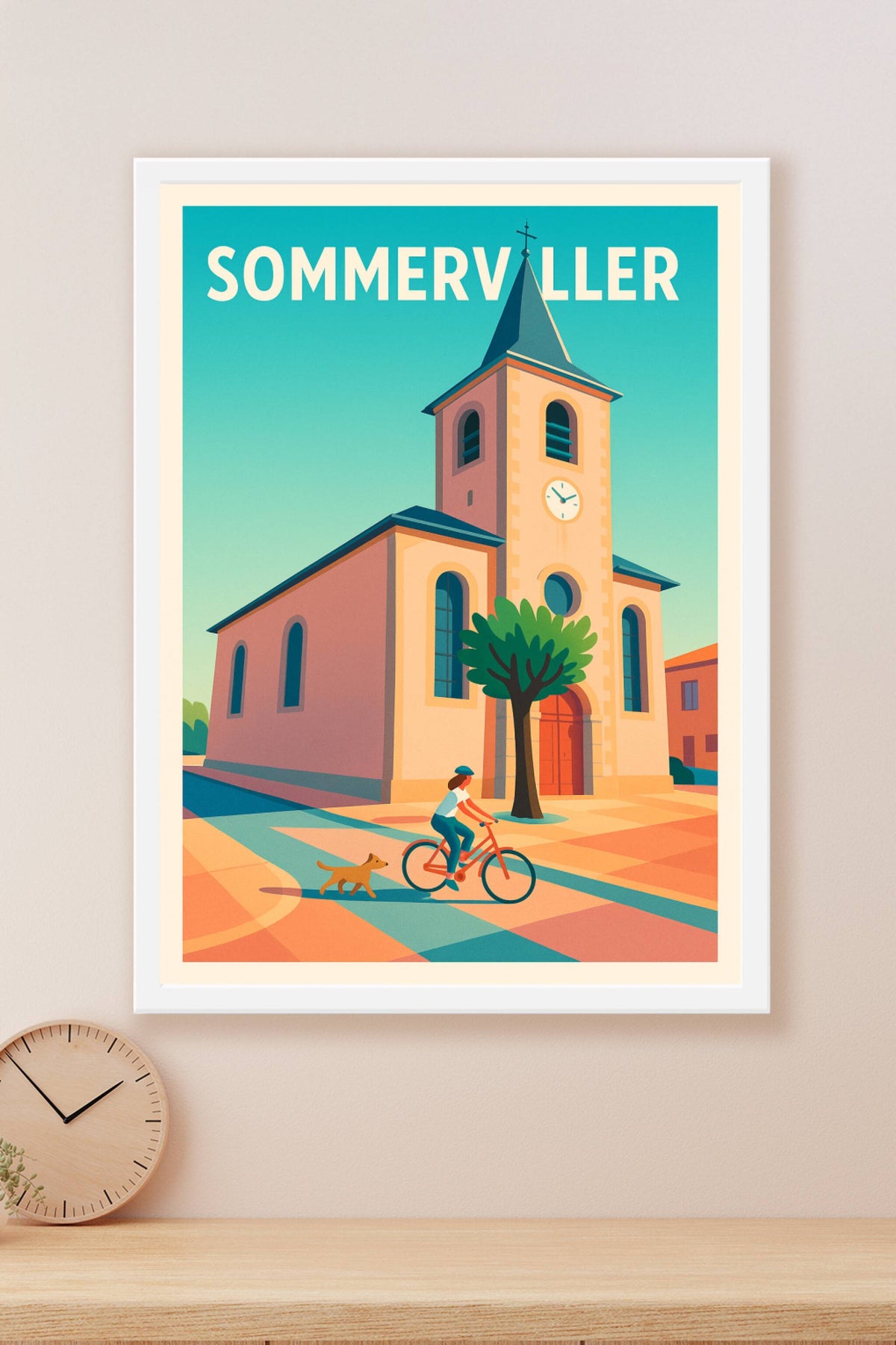 Affiche de Sommerviller - Charme tranquille au rythme du clocher