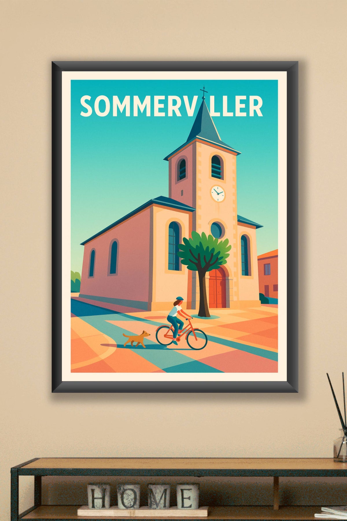 Affiche de Sommerviller - Charme tranquille au rythme du clocher