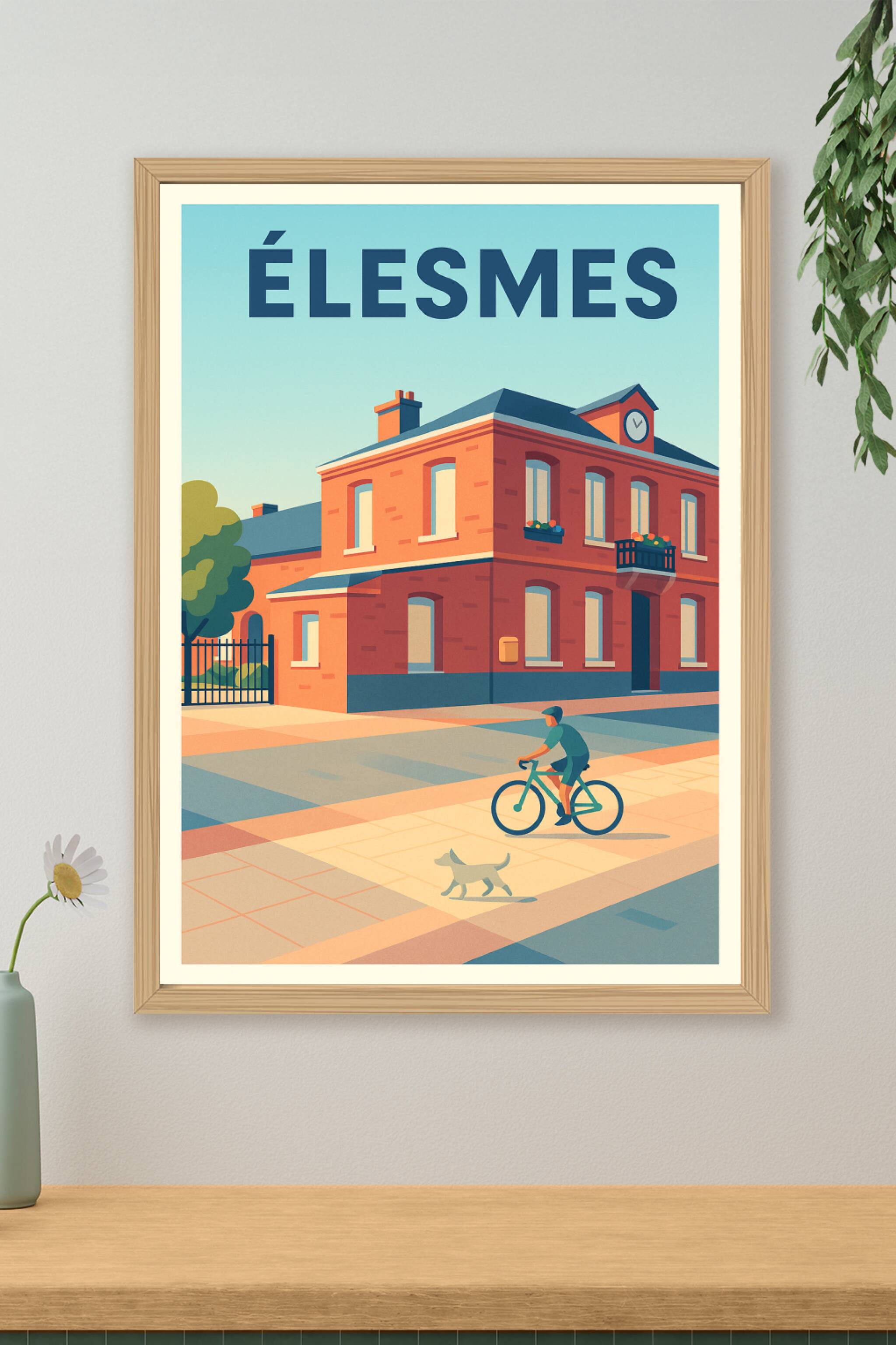 Affiche de Élesmes - L'authenticité d'un coin paisible