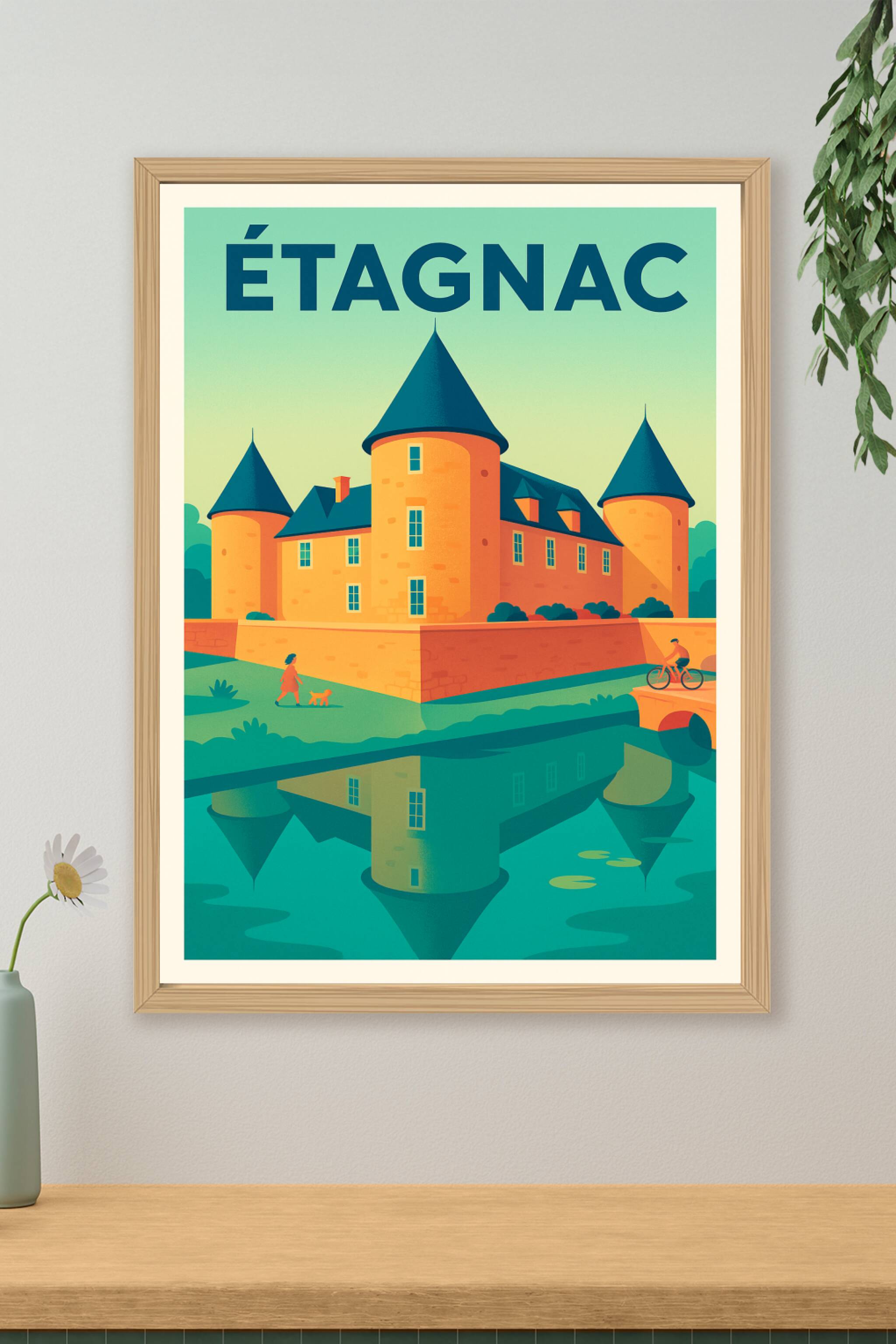 Affiche de Étagnac - Charme et sérénité au château