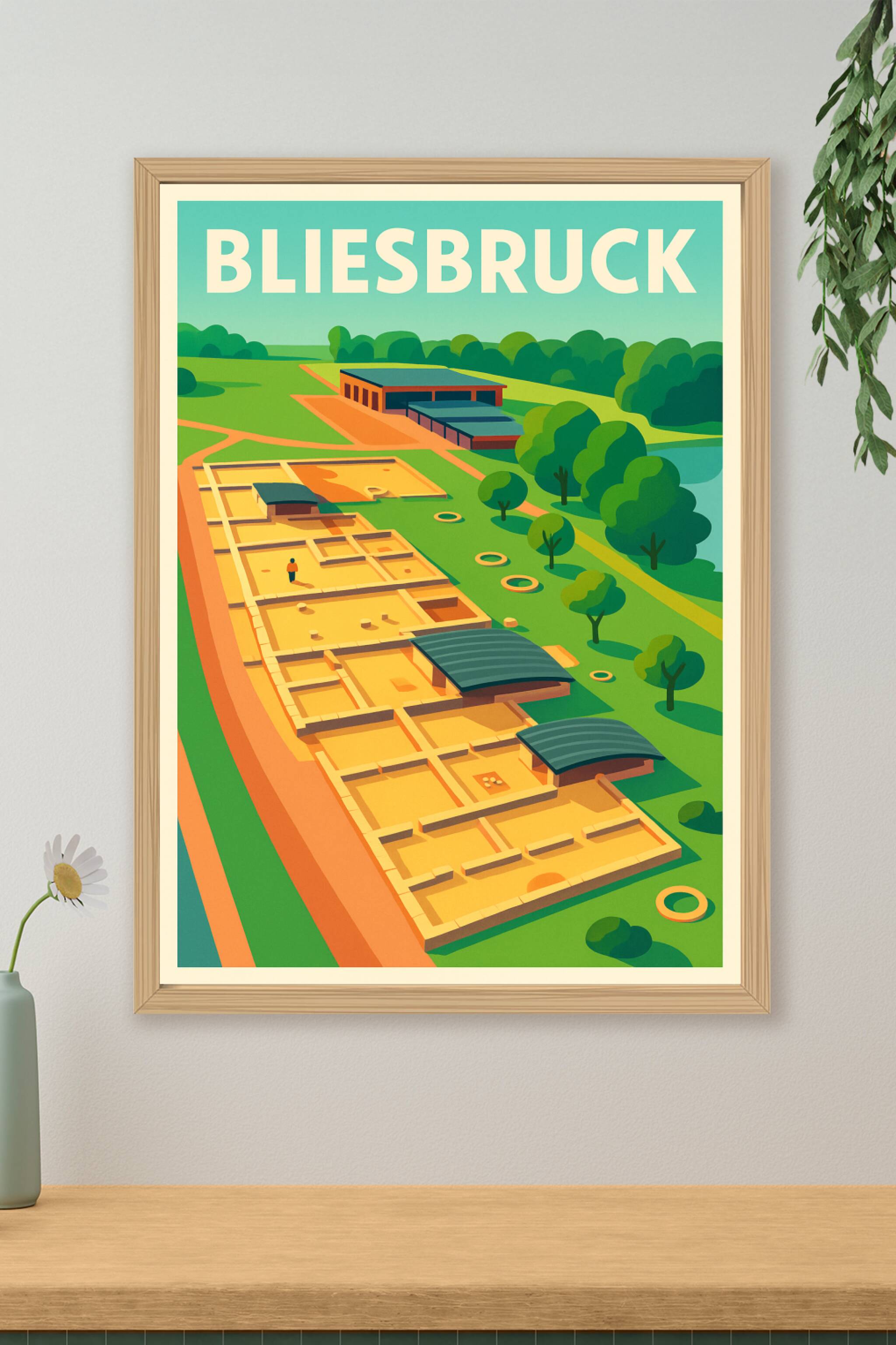 Affiche de Bliesbruck - L'Antiquité au cœur de la nature