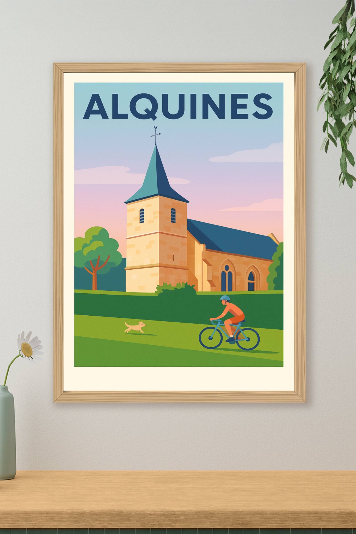 Affiche de Alquines - L'Esprit paisible de la campagne