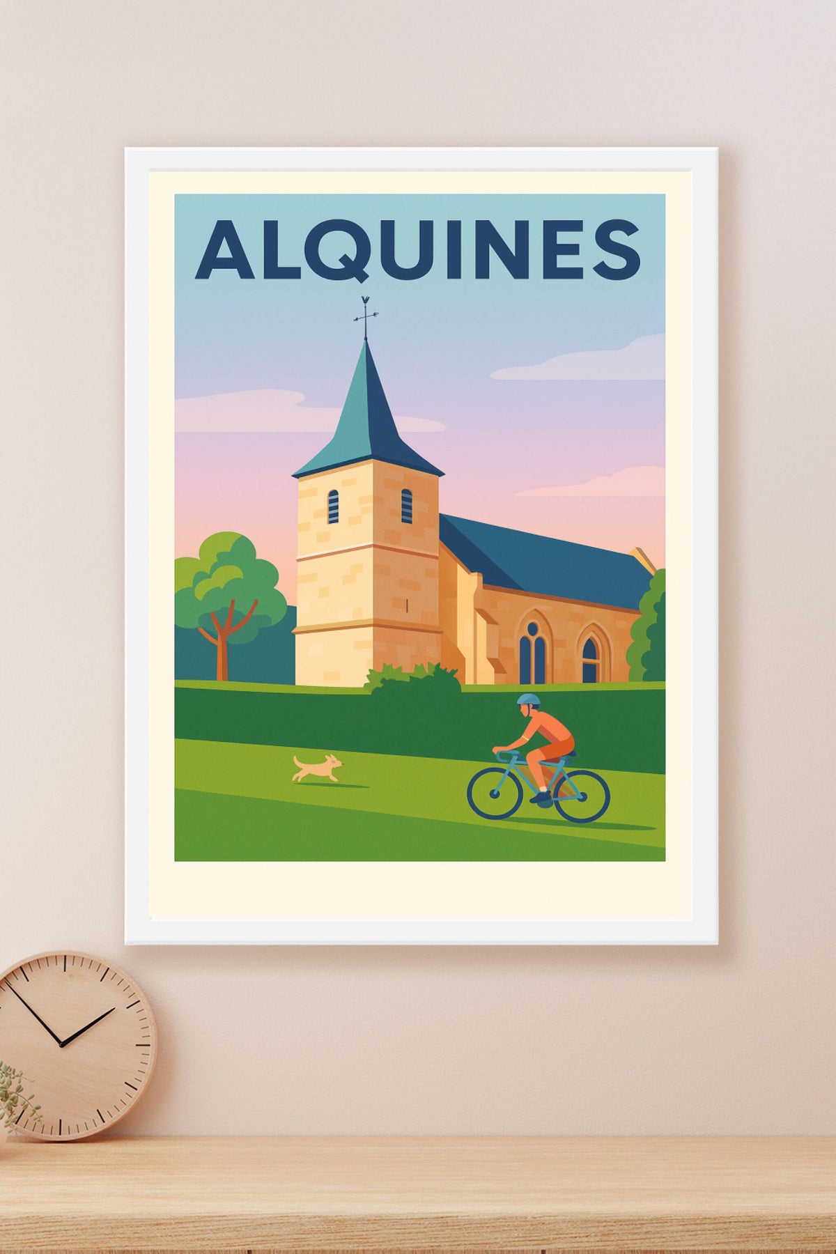 Affiche de Alquines - L'Esprit paisible de la campagne