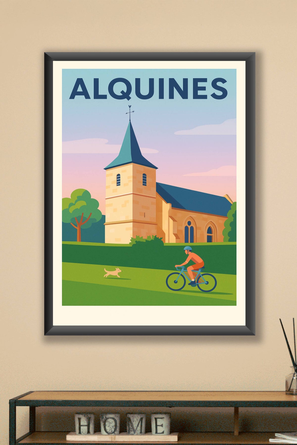 Affiche de Alquines - L'Esprit paisible de la campagne