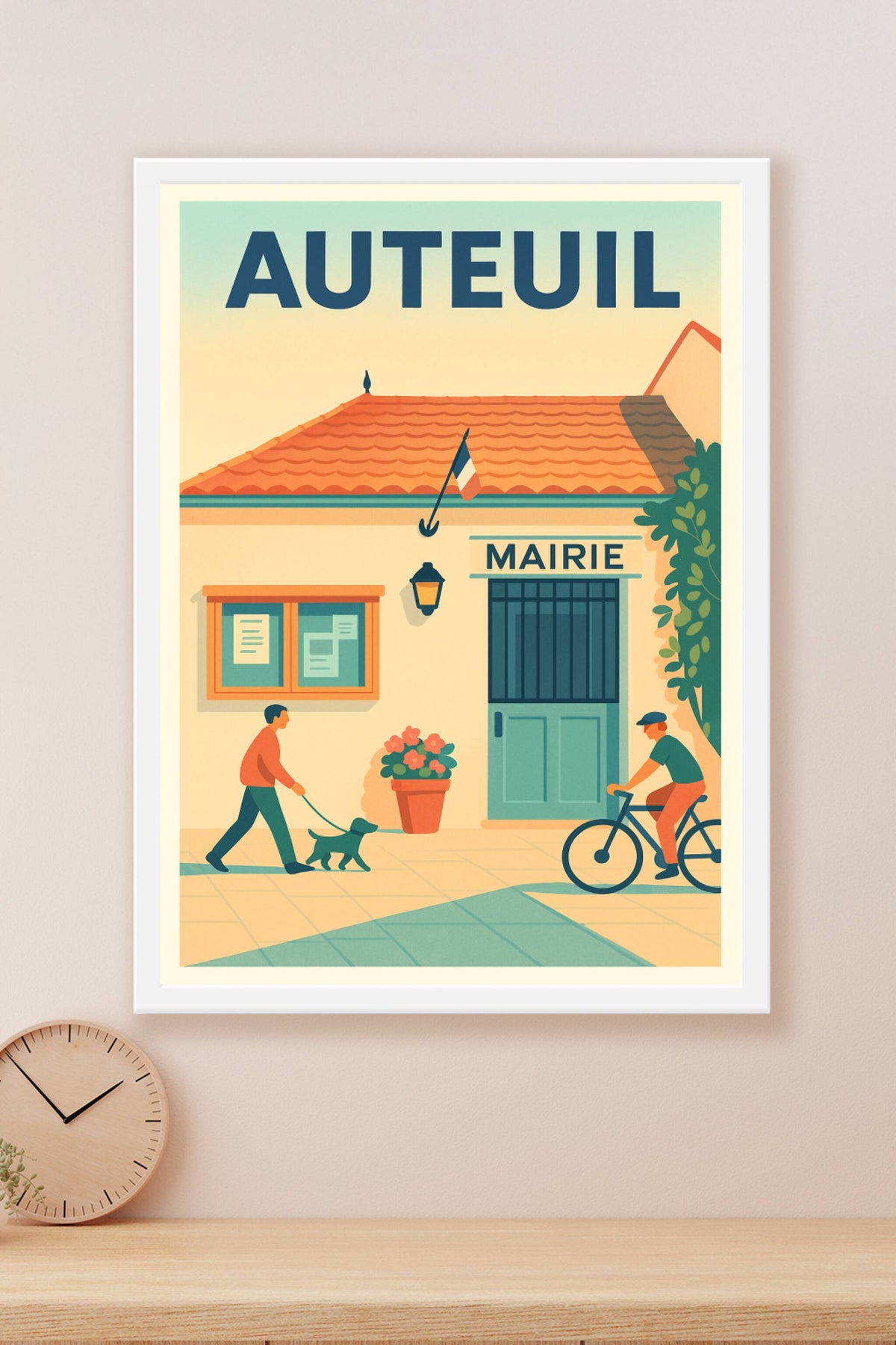Affiche de Auteuil - Charme et douceur de la vie de village