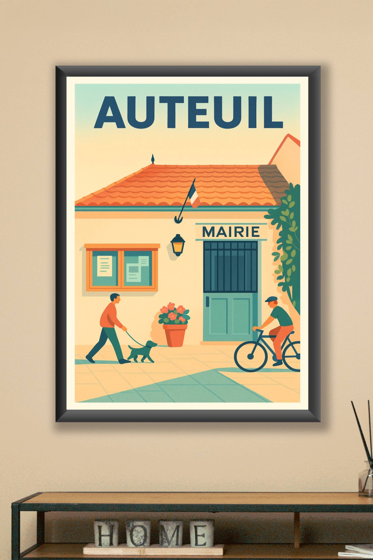 Affiche de Auteuil - Charme et douceur de la vie de village