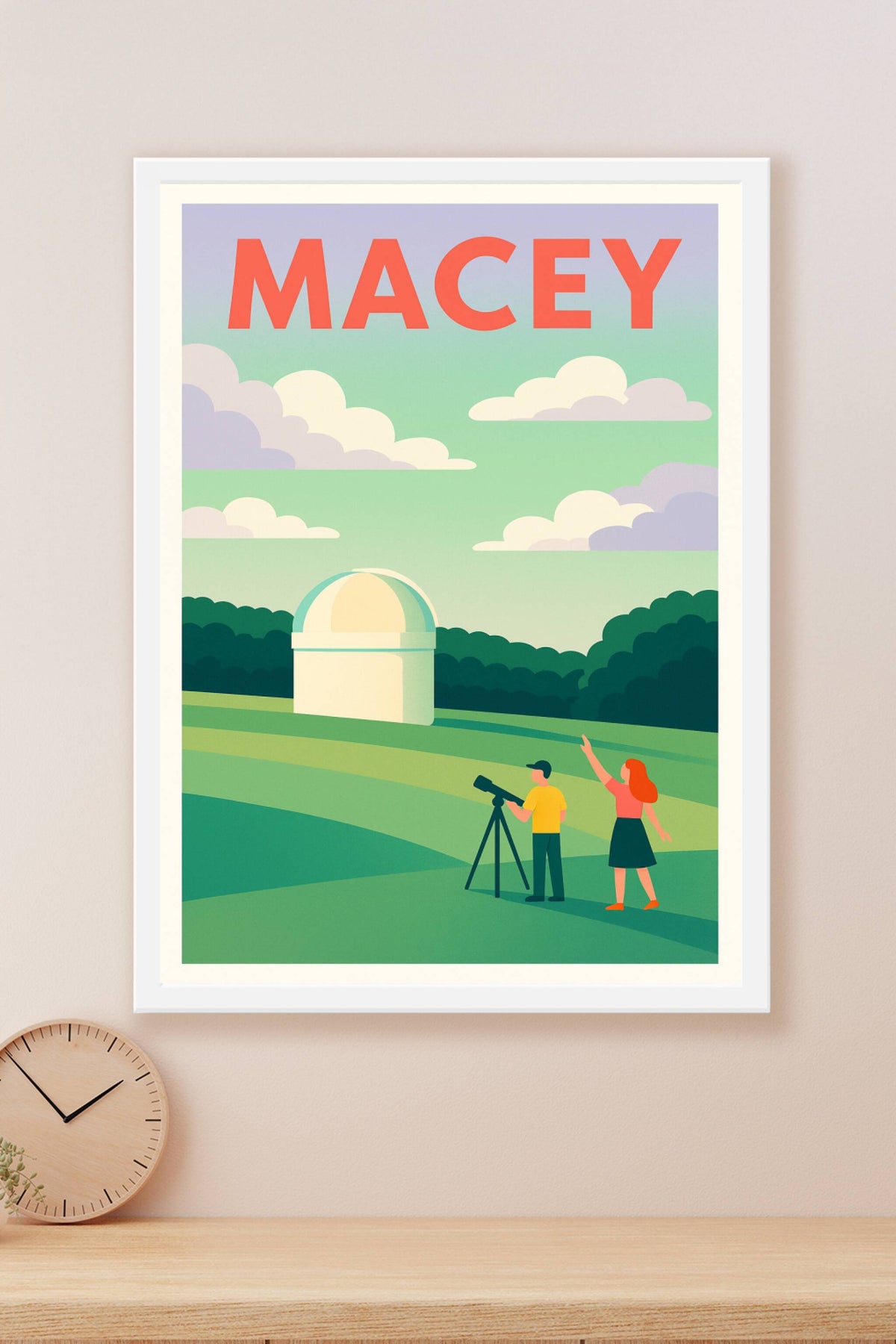 Affiche de Macey - L'observatoire au cœur de la nature