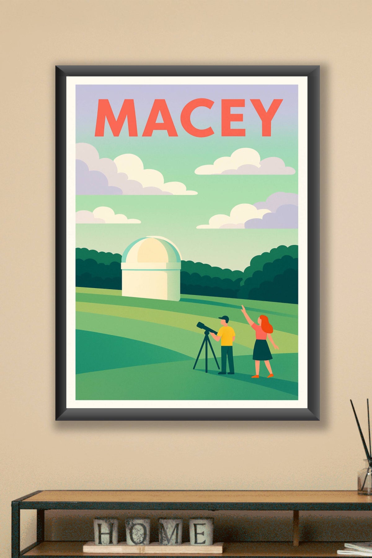 Affiche de Macey - L'observatoire au cœur de la nature