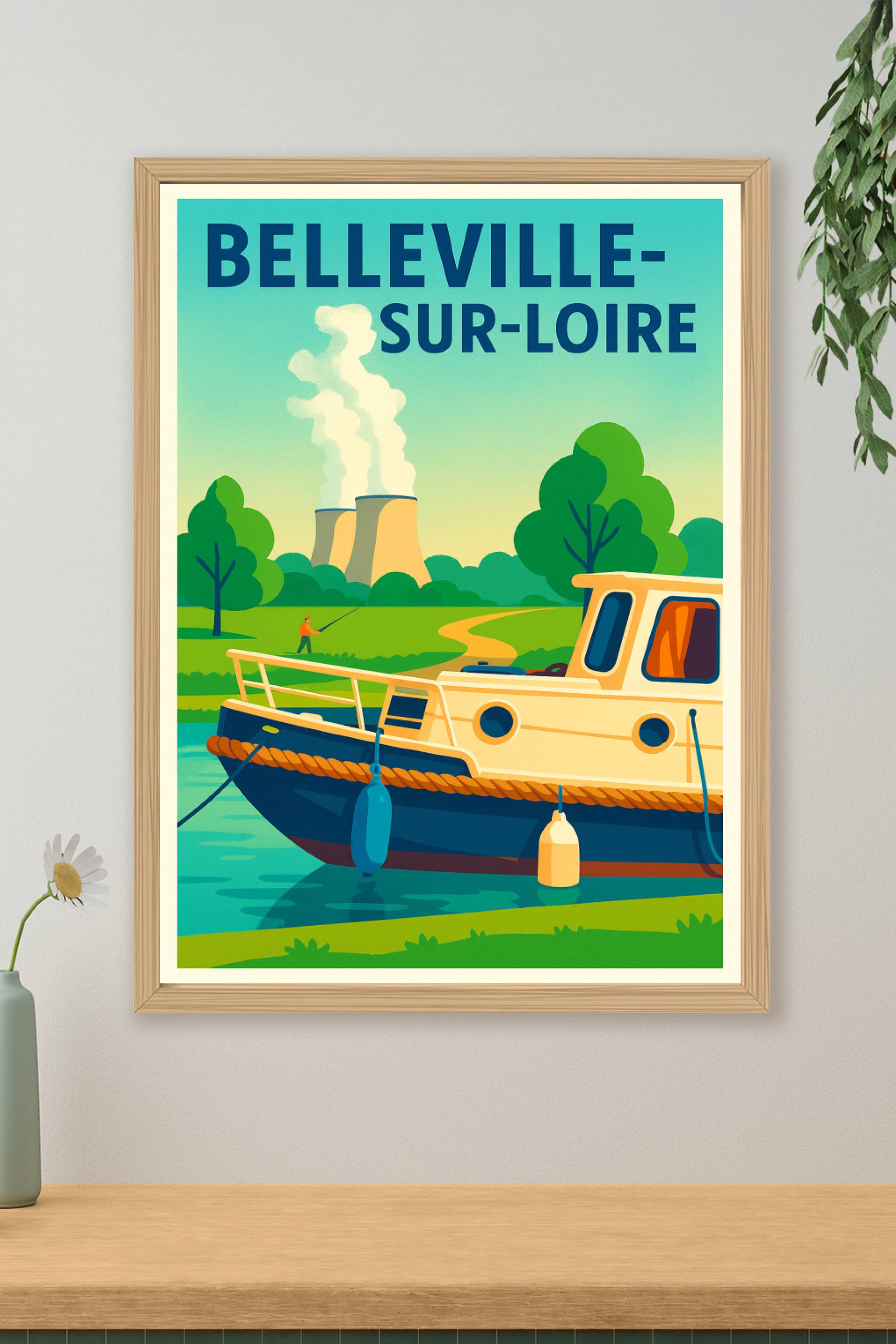 Affiche de Belleville-sur-Loire - Charme paisible au fil de l'eau