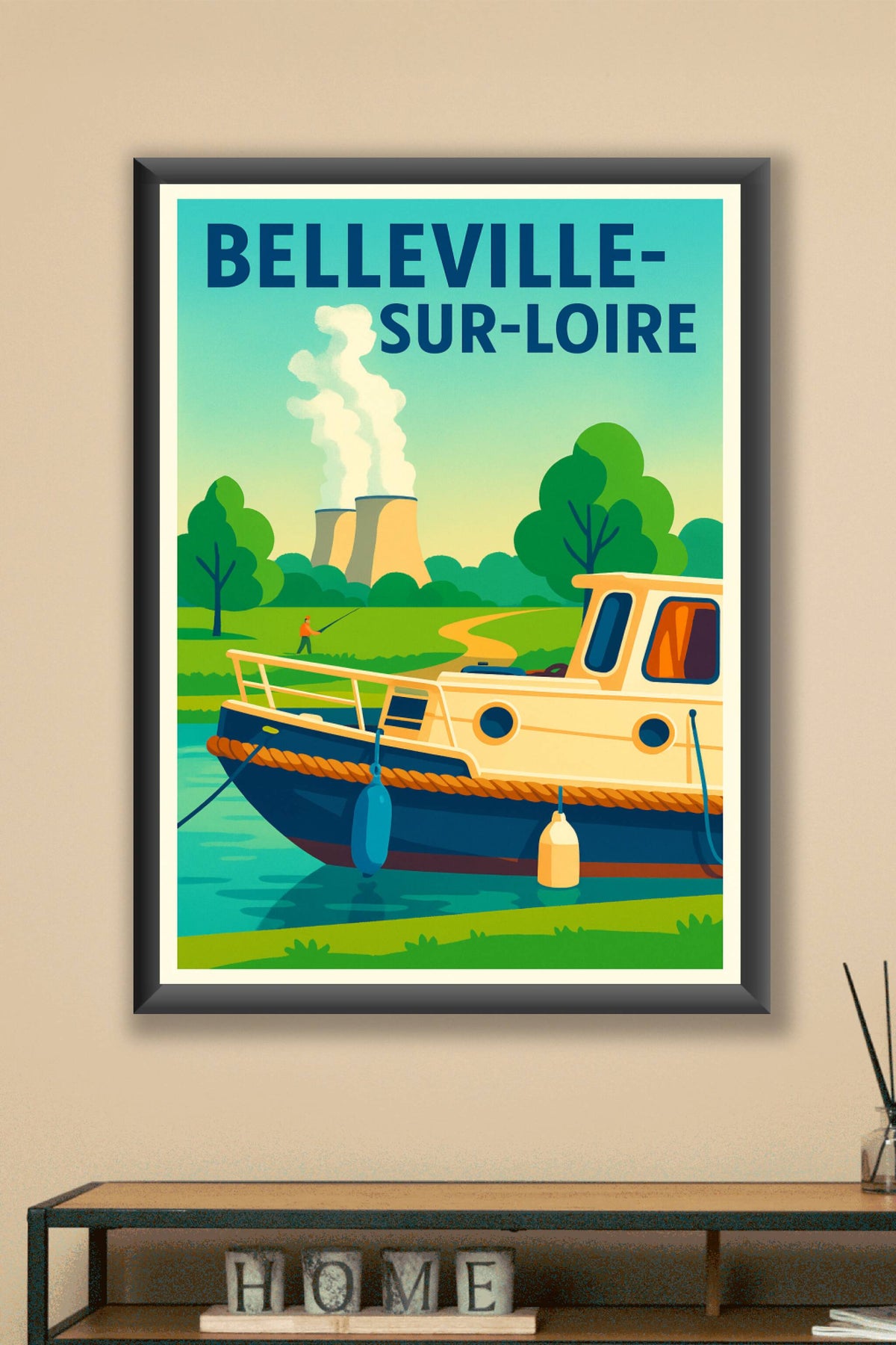 Affiche de Belleville-sur-Loire - Charme paisible au fil de l'eau