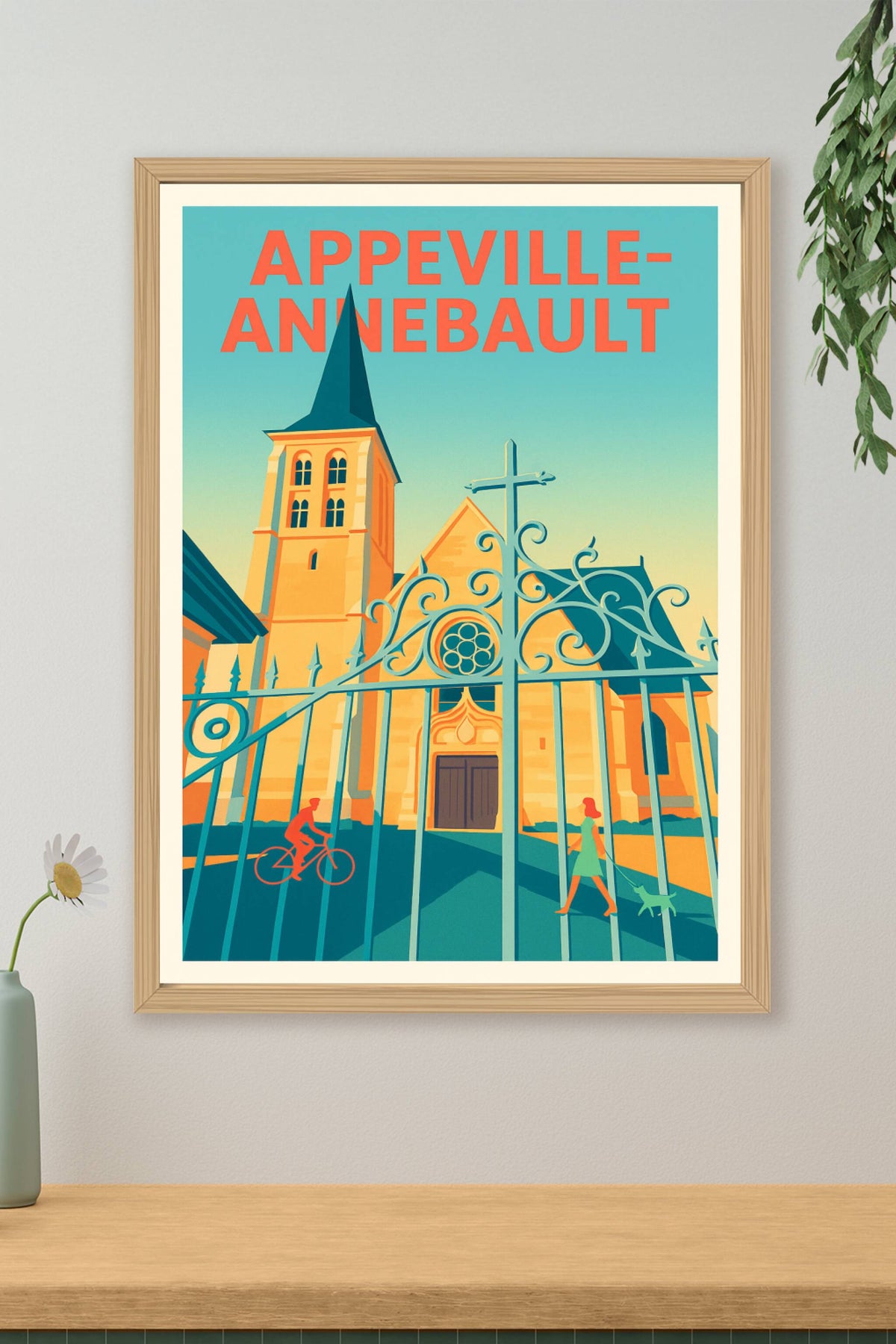 Affiche de Appeville-Annebault - Charme et sérénité normandes