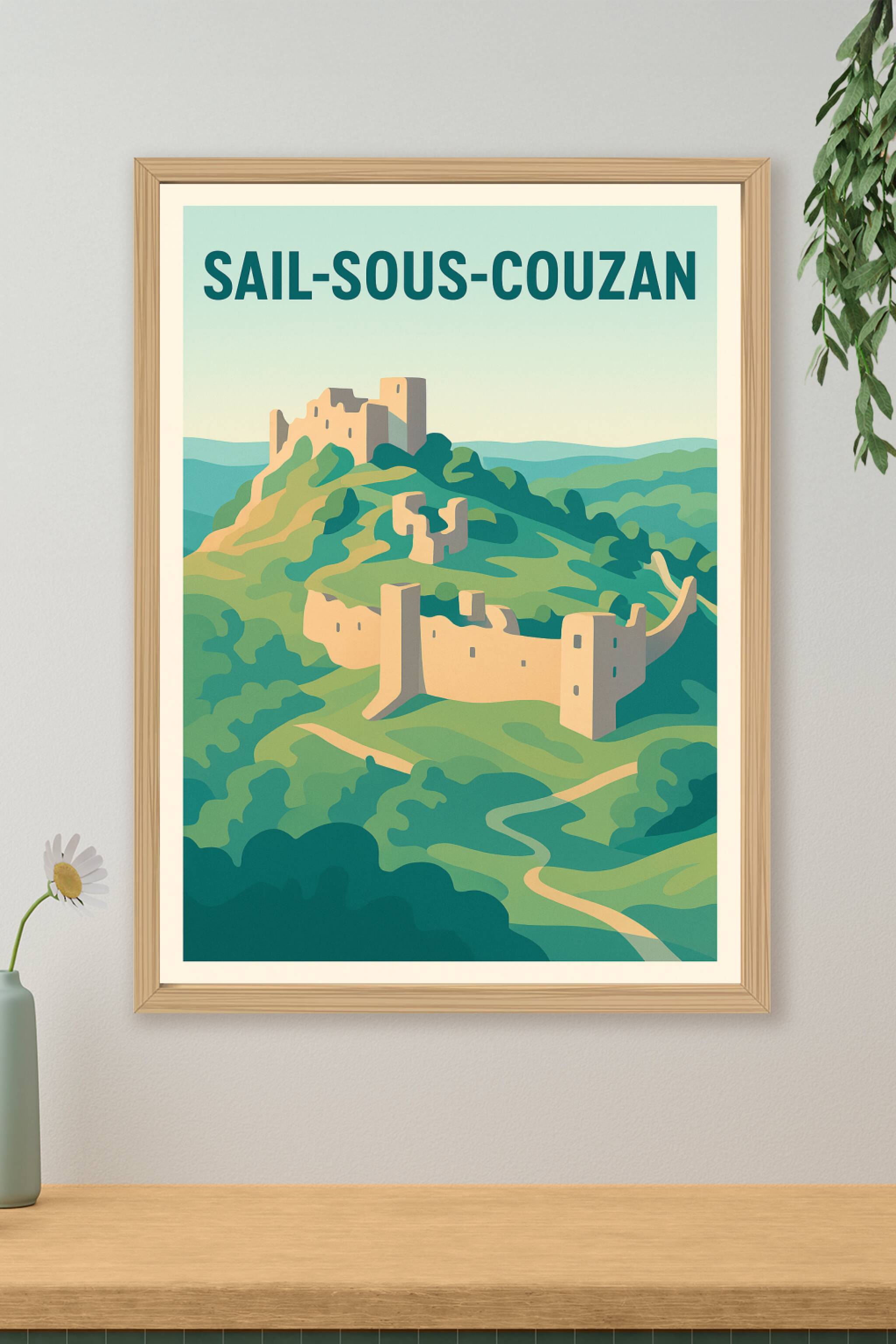 Affiche de Sail-sous-Couzan - L'évasion médiévale au naturel