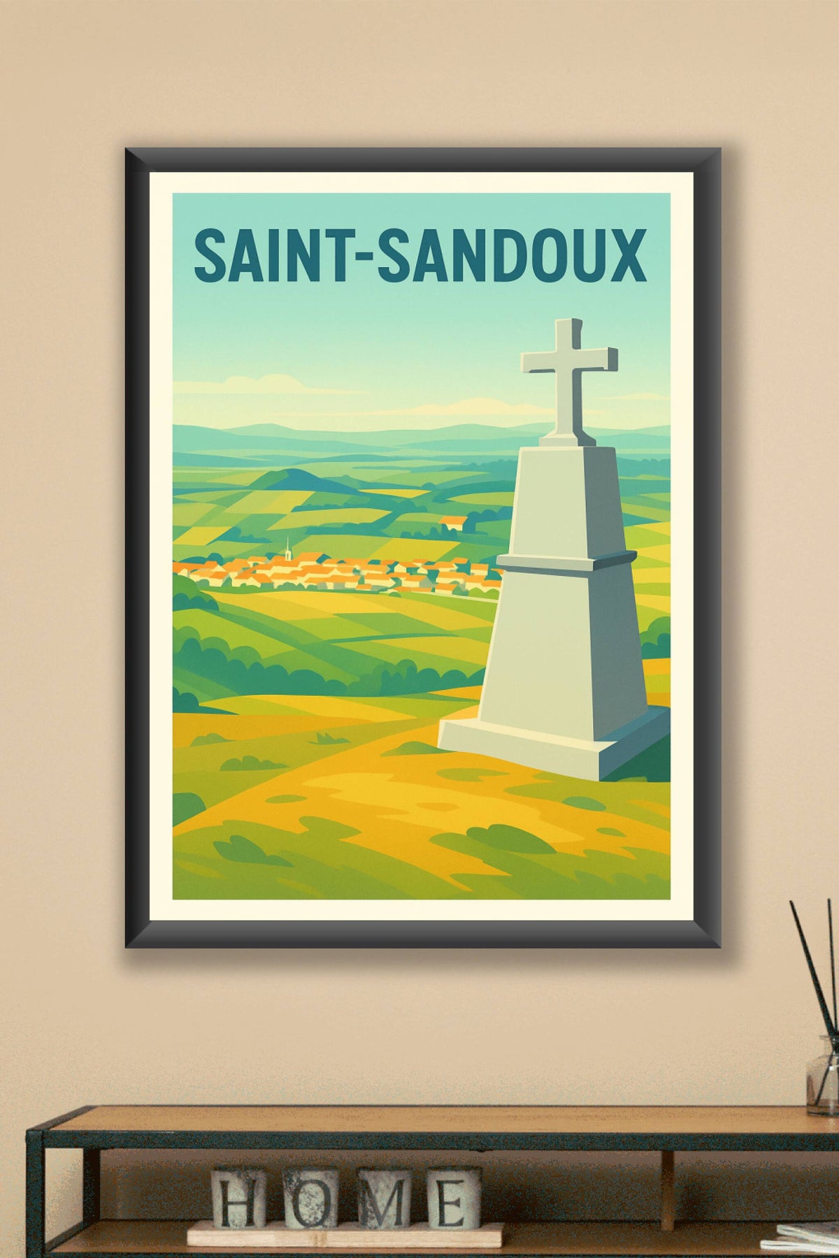 Affiche de Saint-Sandoux - Douceur et nature au cœur de l'Auvergne