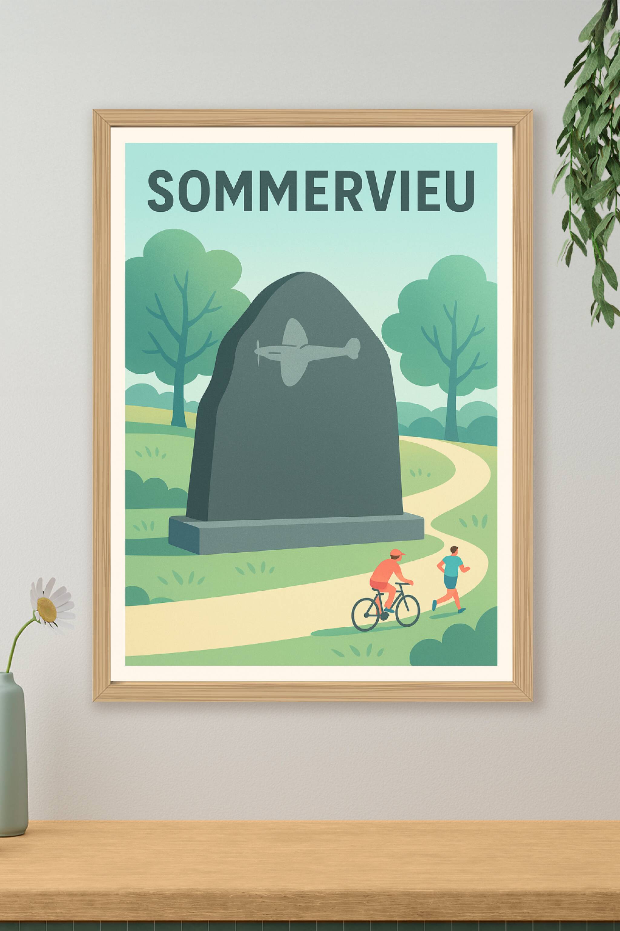 Affiche de Sommervieu - Mémoire et nature en mouvement
