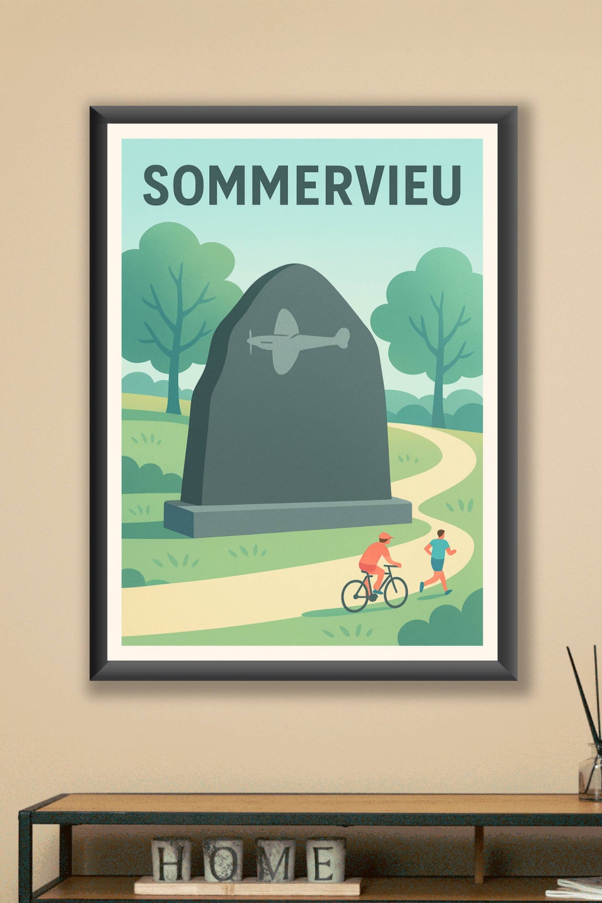 Affiche de Sommervieu - Mémoire et nature en mouvement