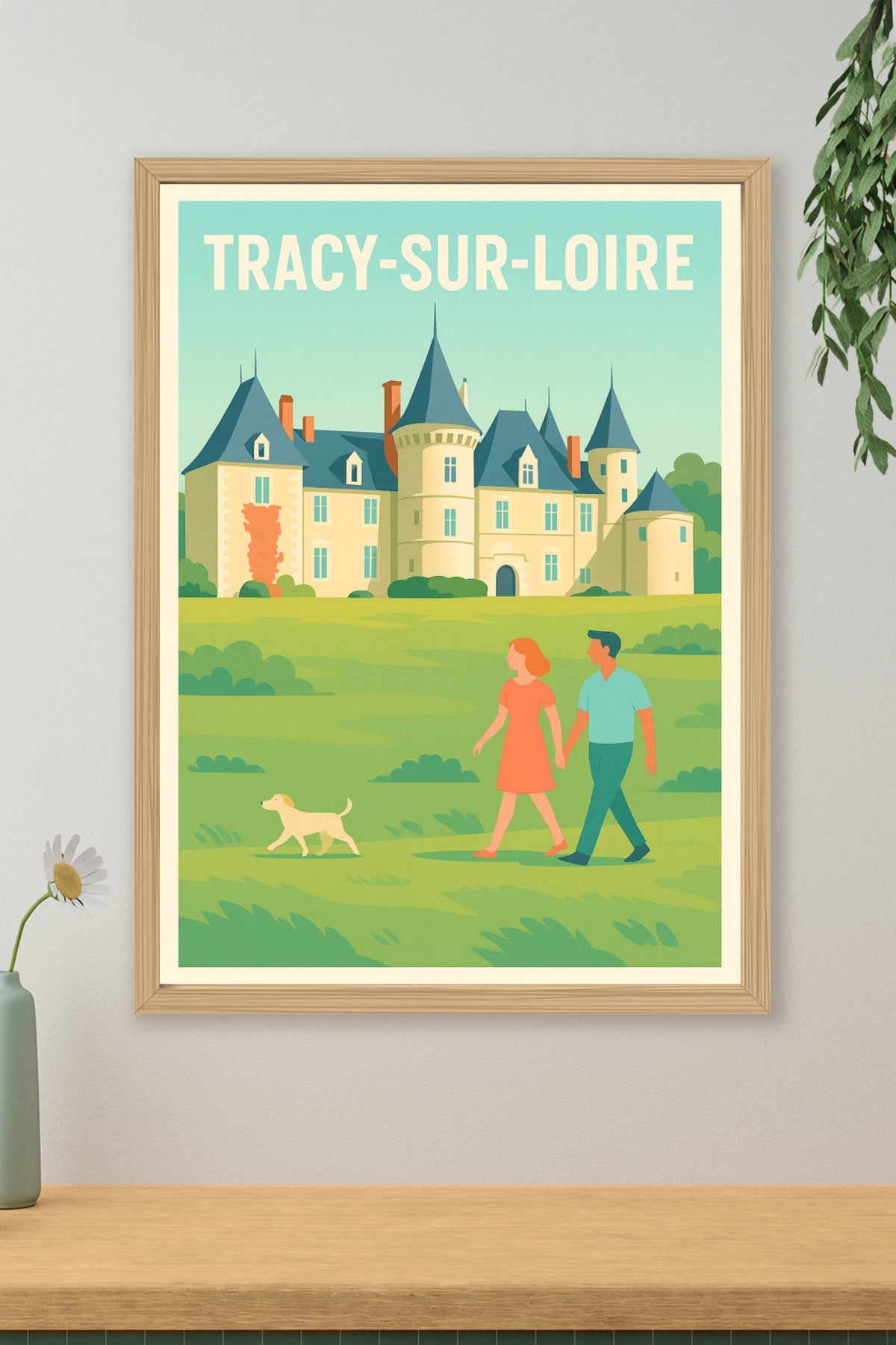 Affiche de Tracy-sur-Loire - Promenade romantique au château