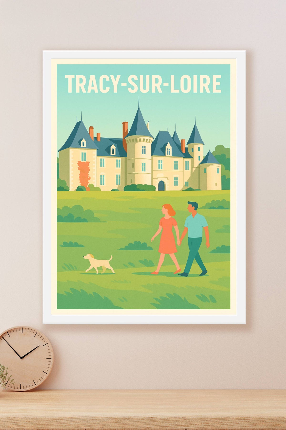 Affiche de Tracy-sur-Loire - Promenade romantique au château