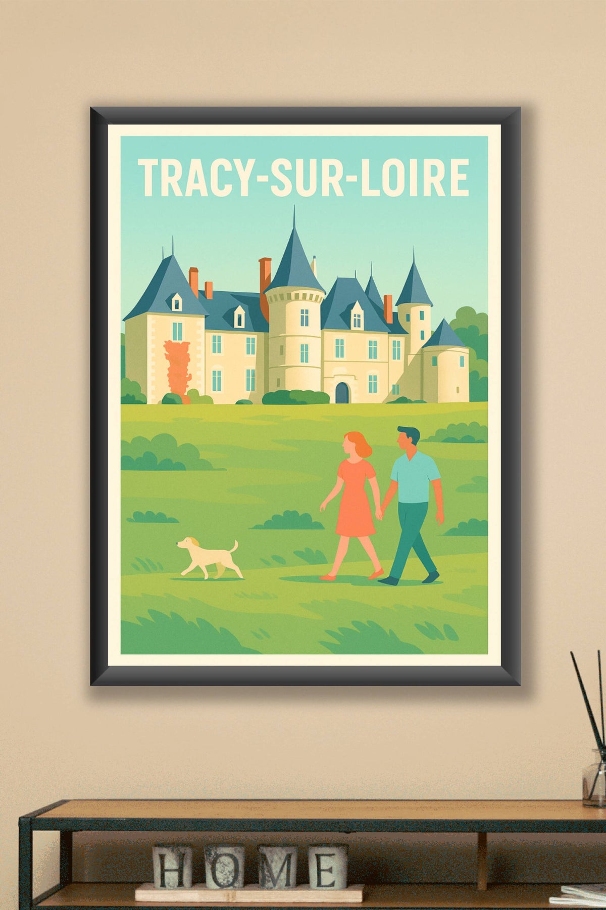 Affiche de Tracy-sur-Loire - Promenade romantique au château