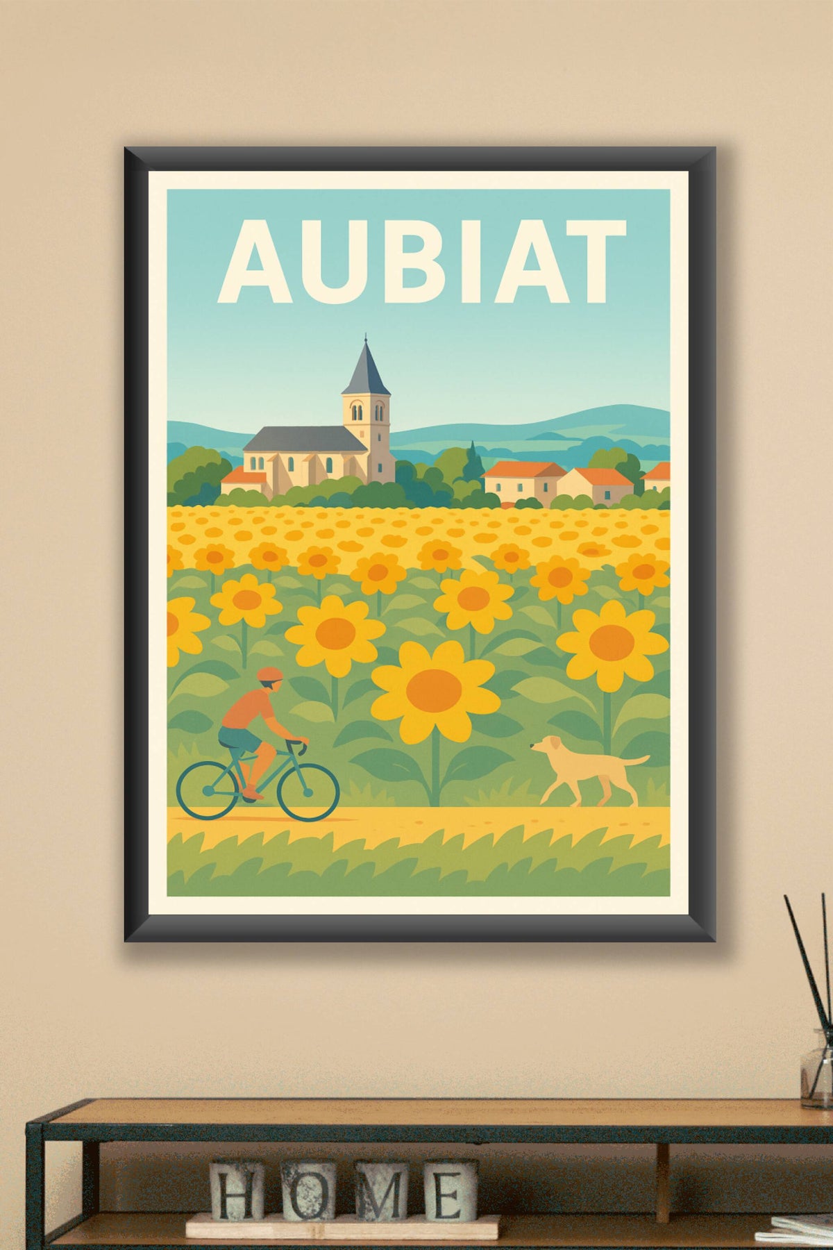 Affiche de Aubiat - Escapade champêtre au cœur des tournesols