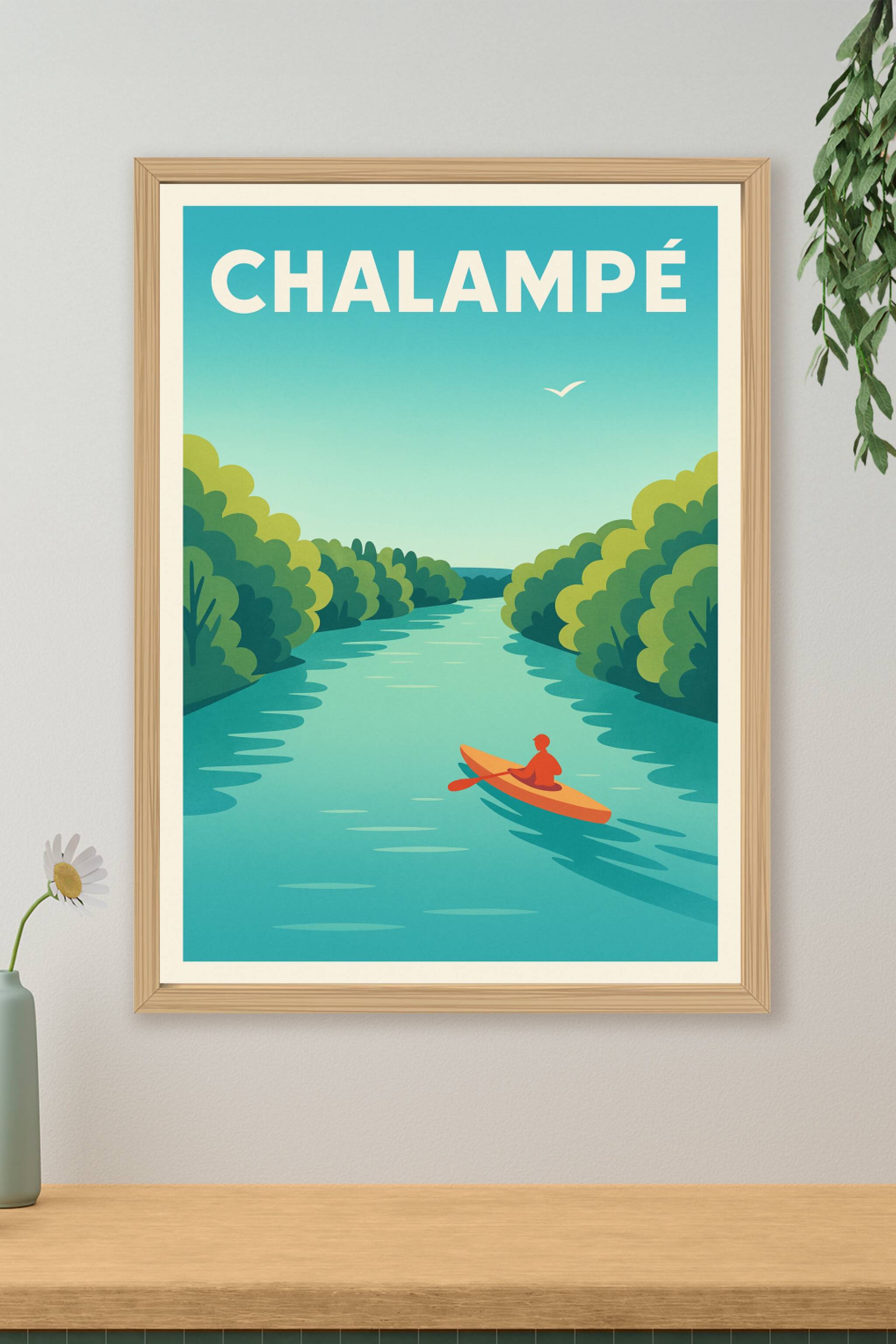Affiche de Chalampé - Évasion paisible au fil de l'eau