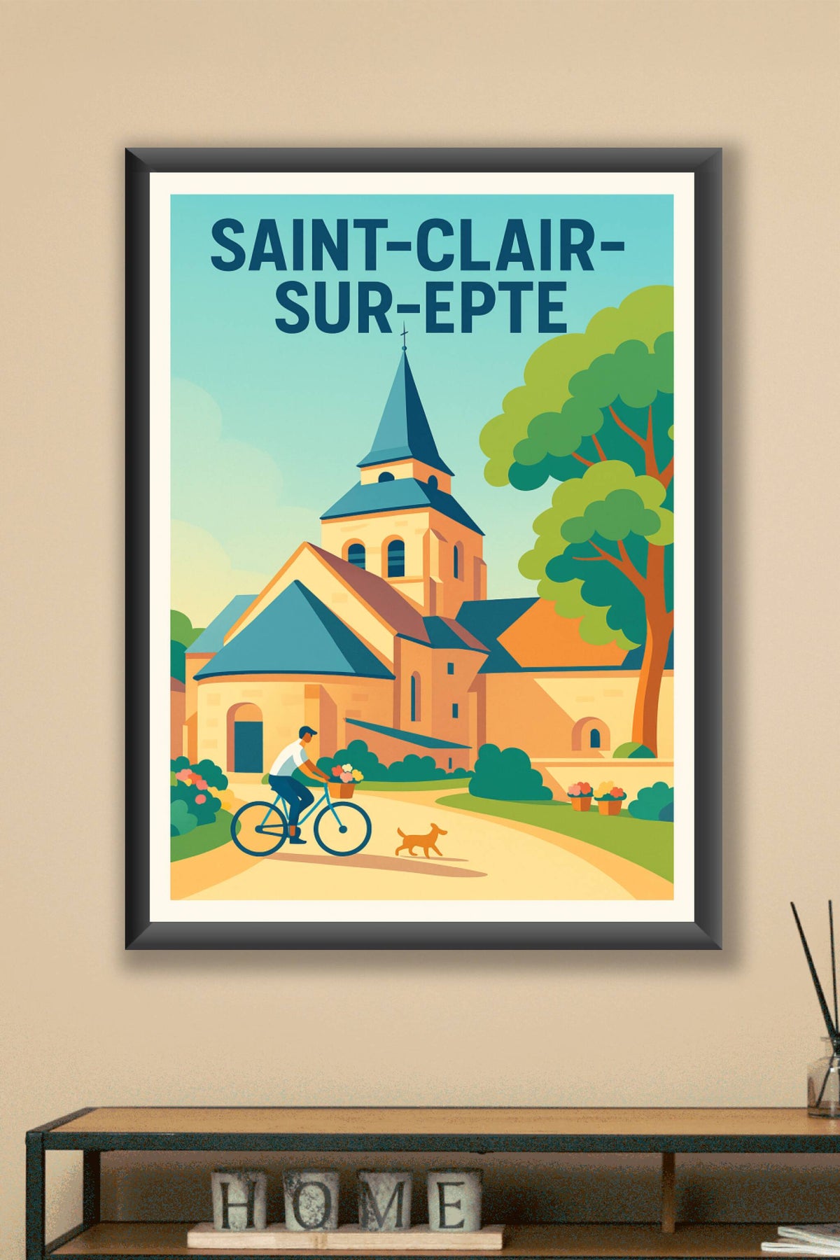 Affiche de Saint-Clair-sur-Epte - Charme bucolique et sérénité au cœur du village