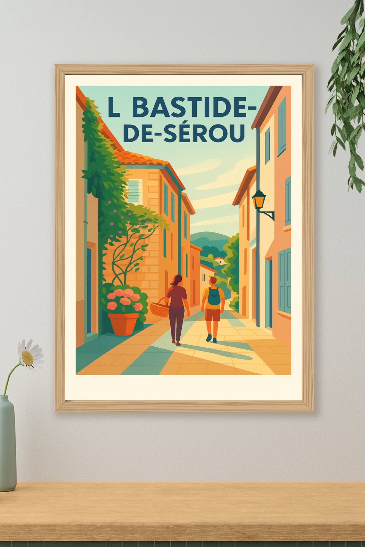 Affiche de La Bastide-de-Sérou - Flânerie en douce Provence Ariégeoise
