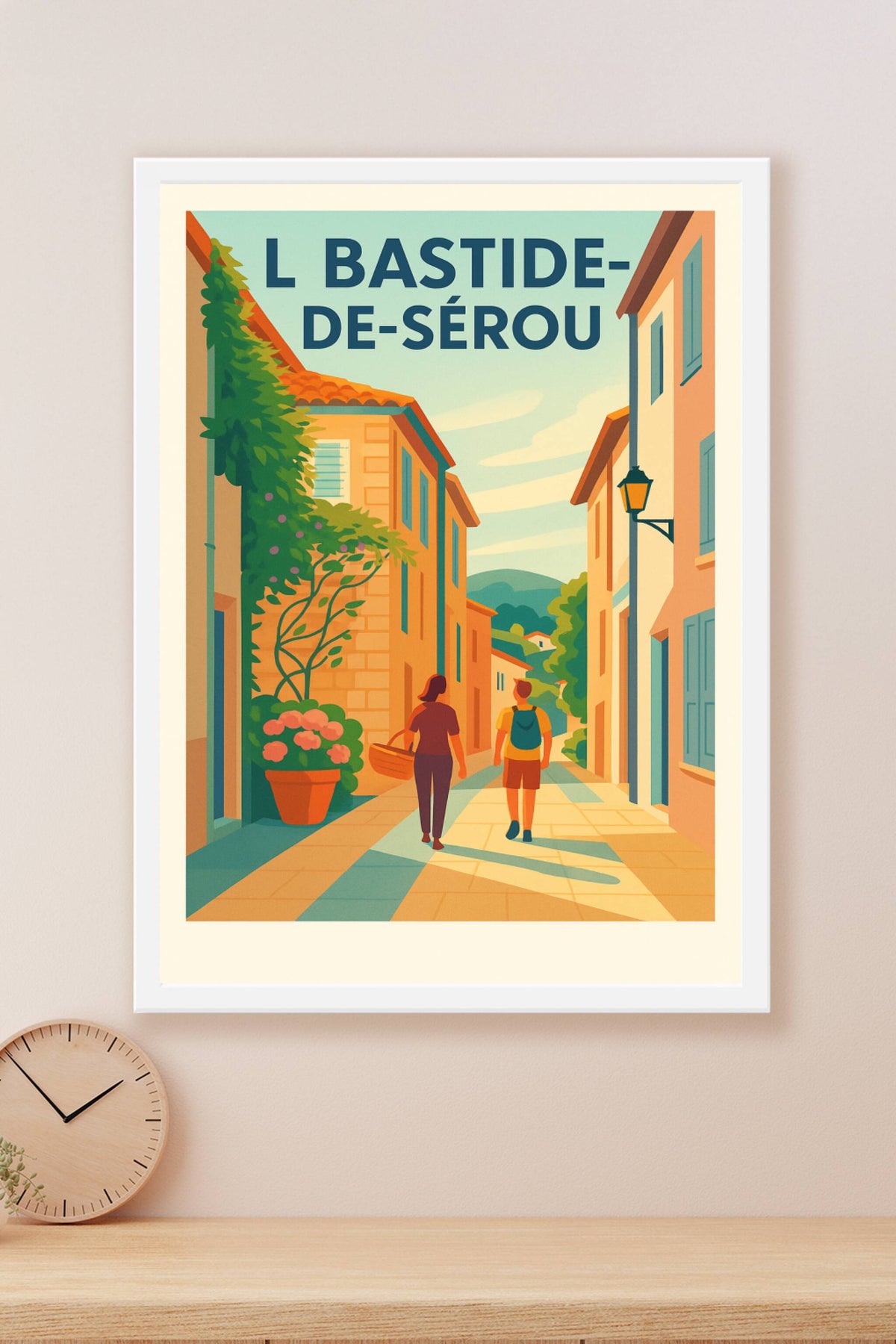 Affiche de La Bastide-de-Sérou - Flânerie en douce Provence Ariégeoise