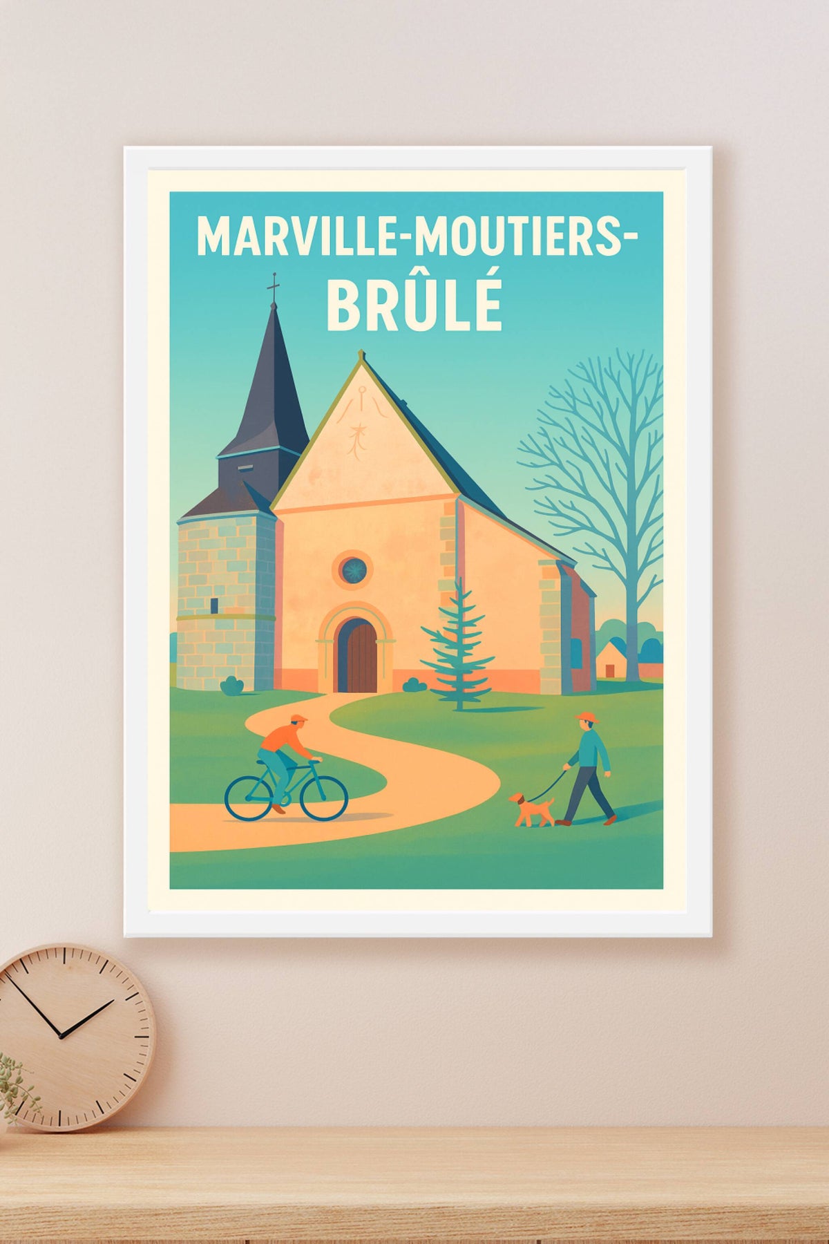 Affiche de Marville-Moutiers-Brûlé - Charme paisible et patrimoine authentique
