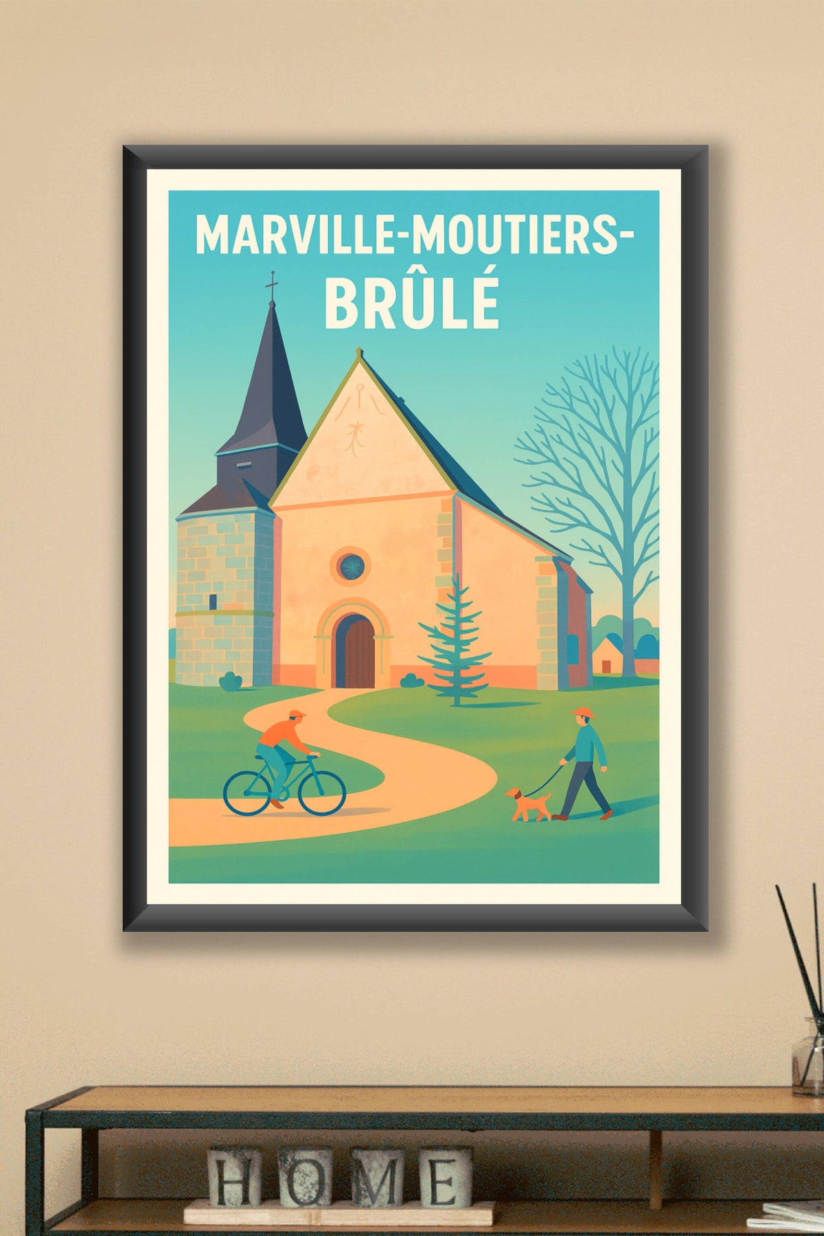 Affiche de Marville-Moutiers-Brûlé - Charme paisible et patrimoine authentique