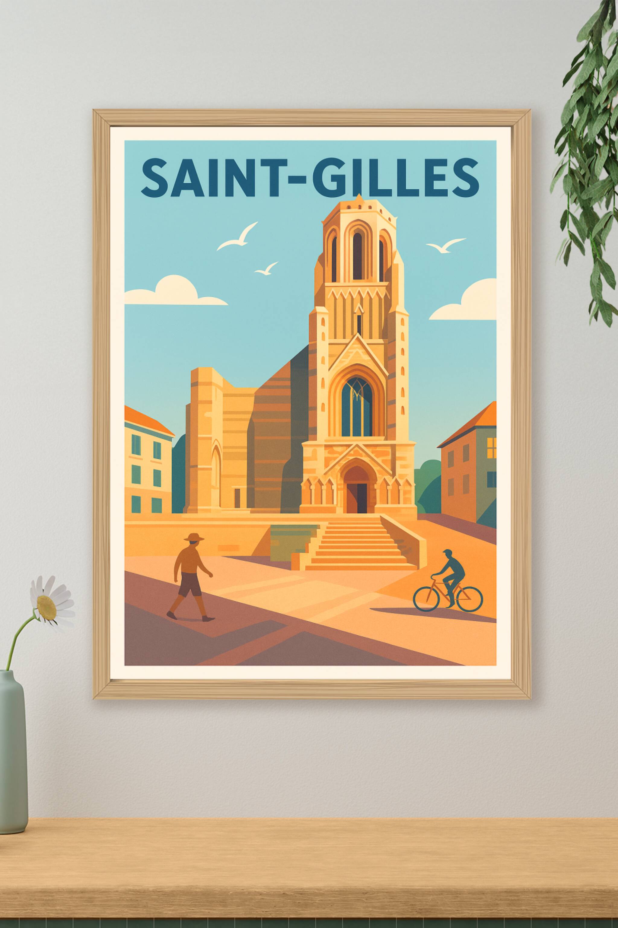 Affiche de Saint-Gilles - L'élégance intemporelle en plein cœur de la ville