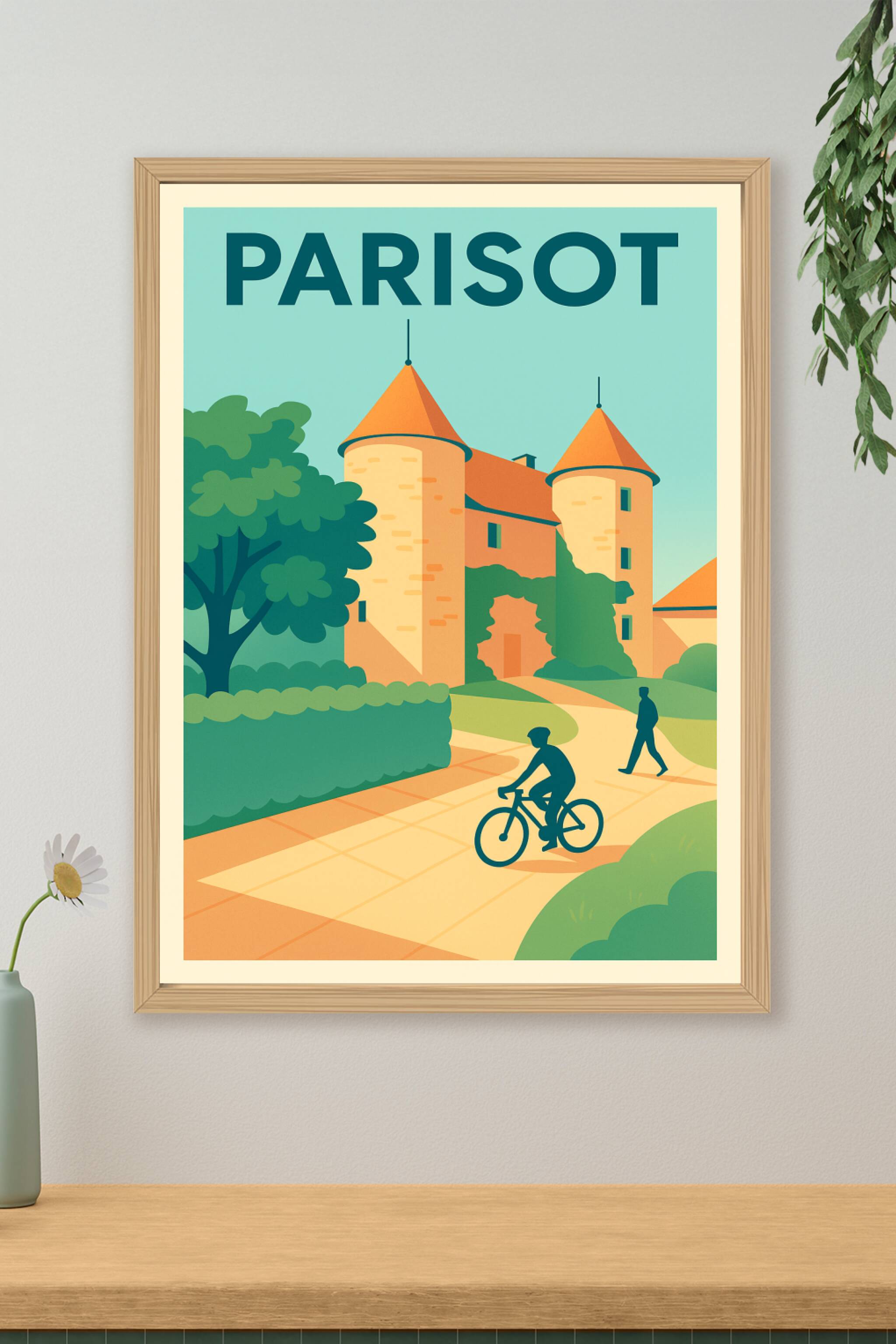 Affiche de Parisot - Charme historique et douceur de vivre