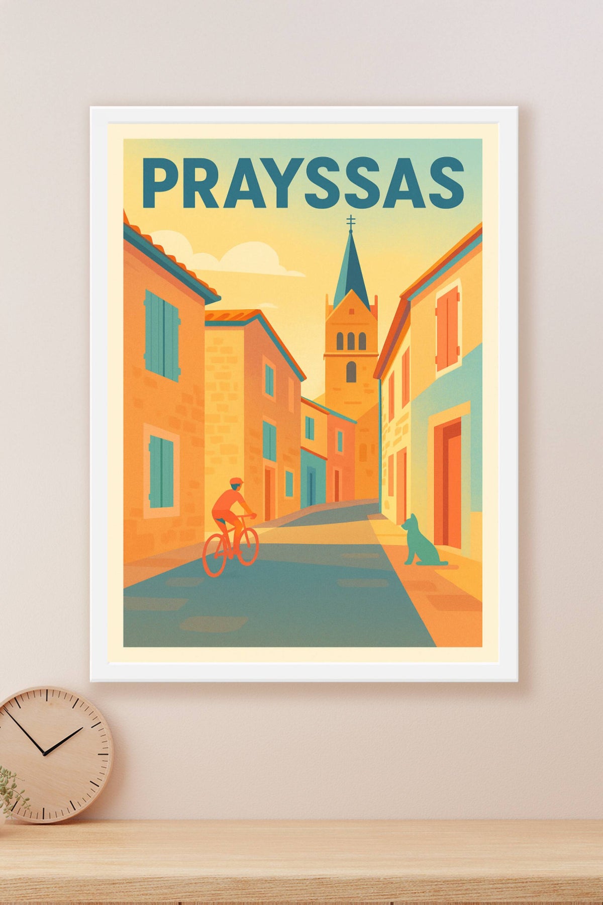 Affiche de Prayssas - L'élégance paisible d'un village du Sud-Ouest