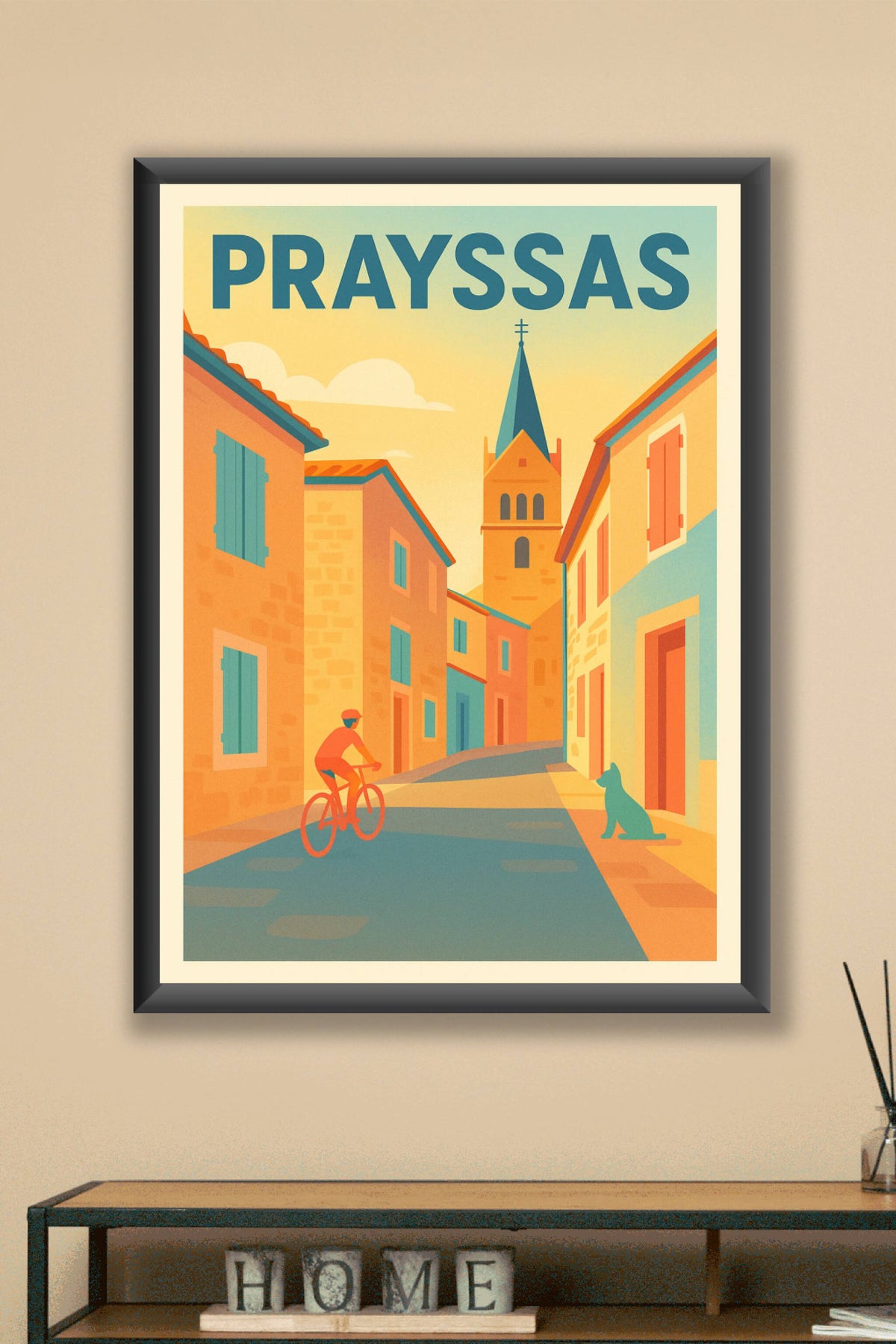 Affiche de Prayssas - L'élégance paisible d'un village du Sud-Ouest