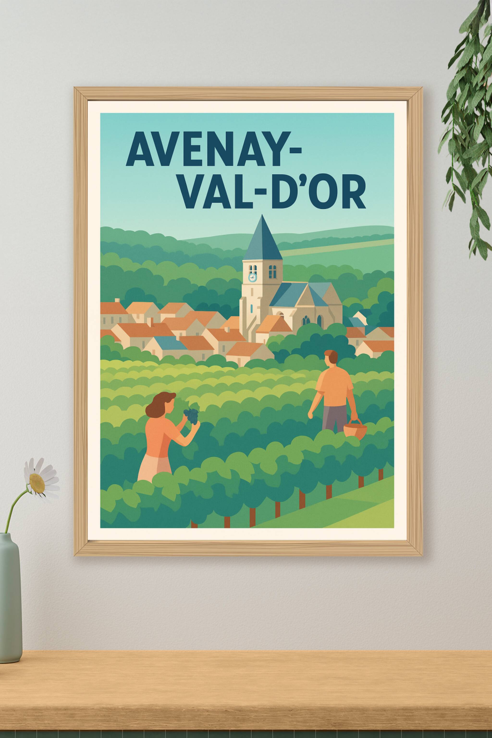 Affiche de Avenay-Val-d'Or - L'âme viticole en scène