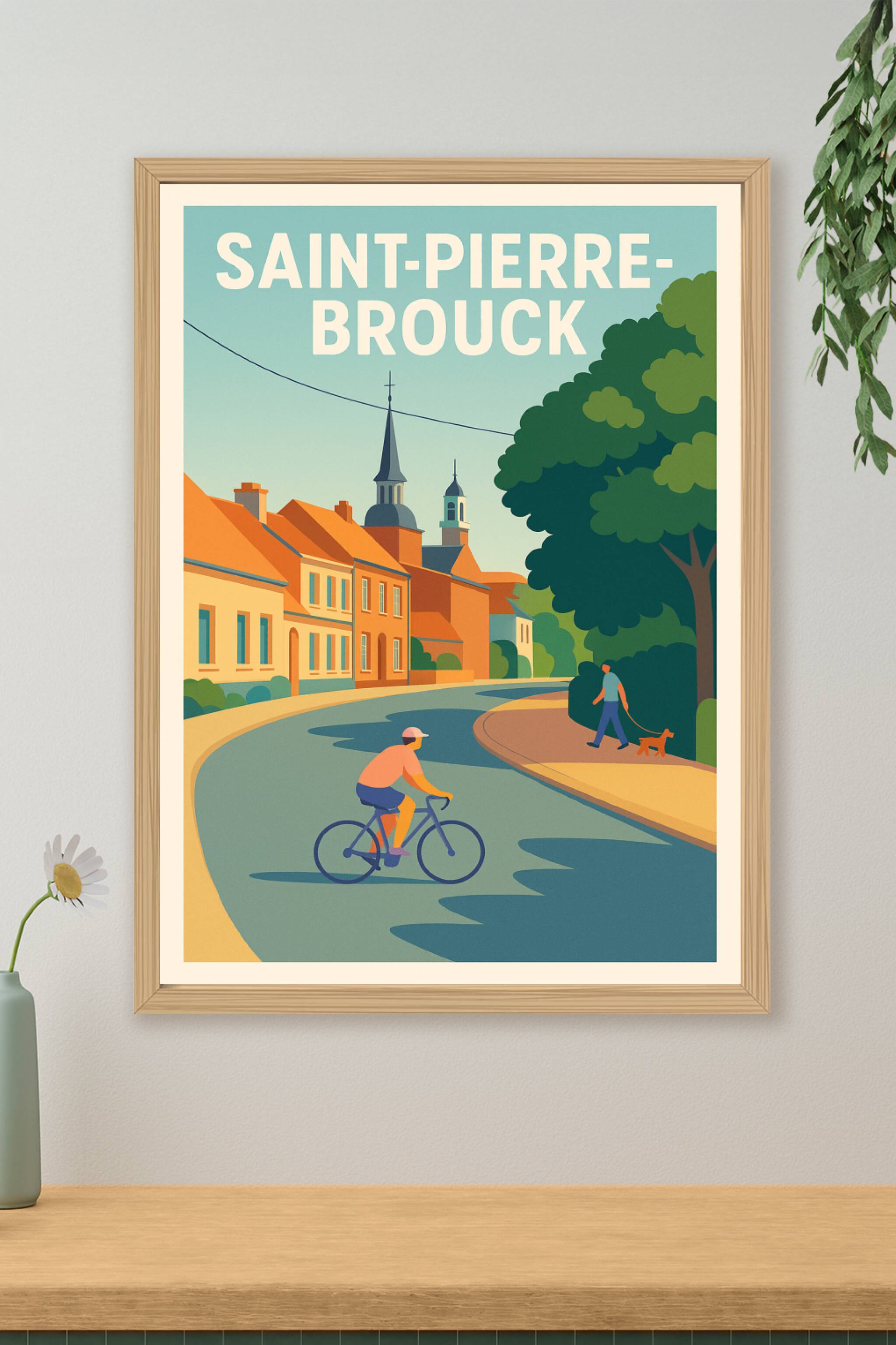 Affiche de Saint-Pierre-Brouck - Charme et douceur de vie en Nord