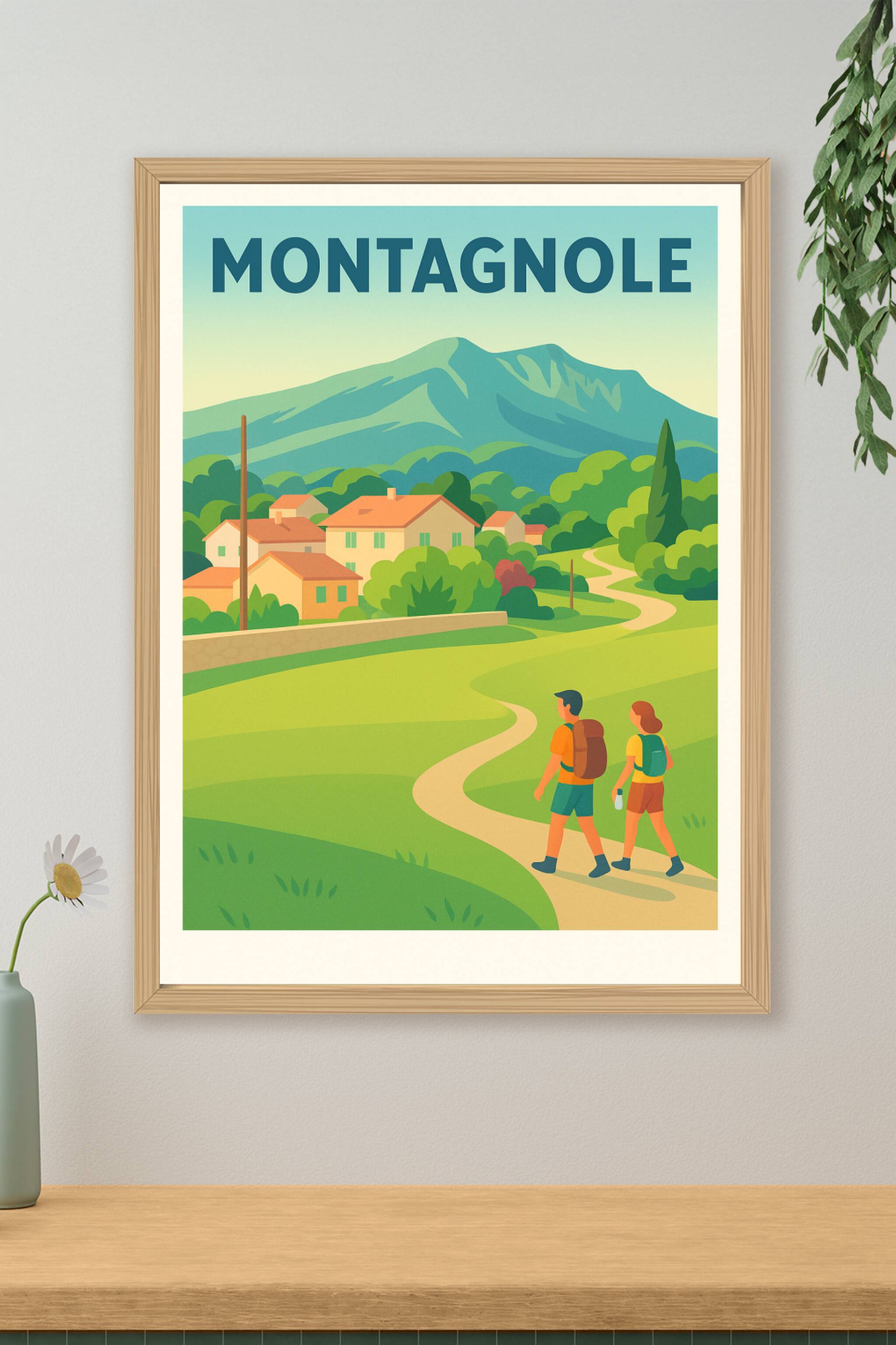 Affiche de Montagnole - Évasion et nature au cœur des Alpes